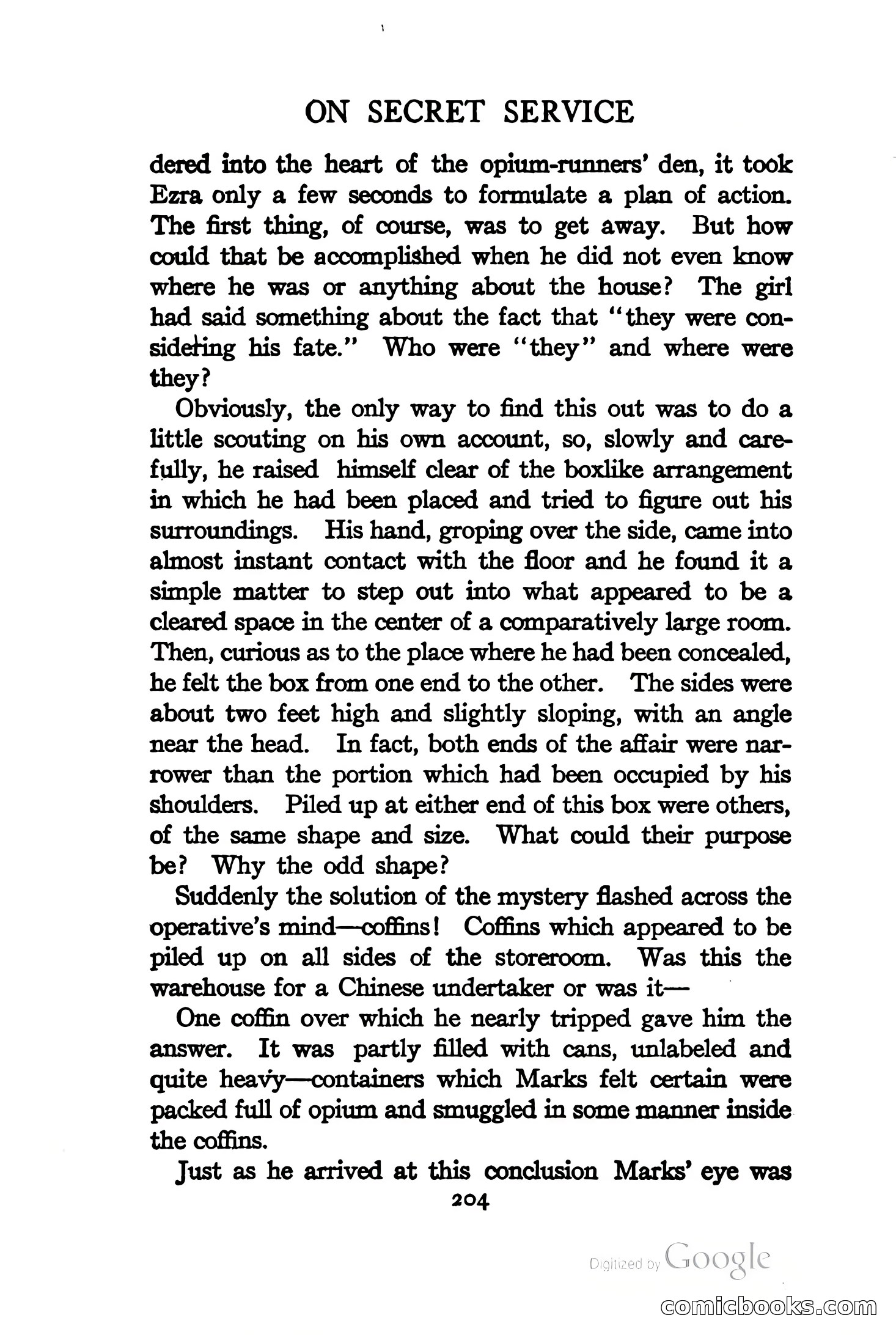 On Secret Service: Detective-Mystery Stories — page 217 of 376