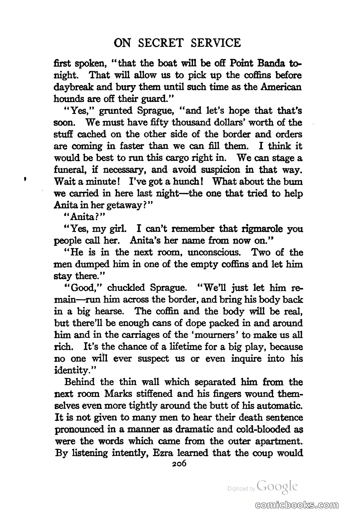 On Secret Service: Detective-Mystery Stories — page 219 of 376