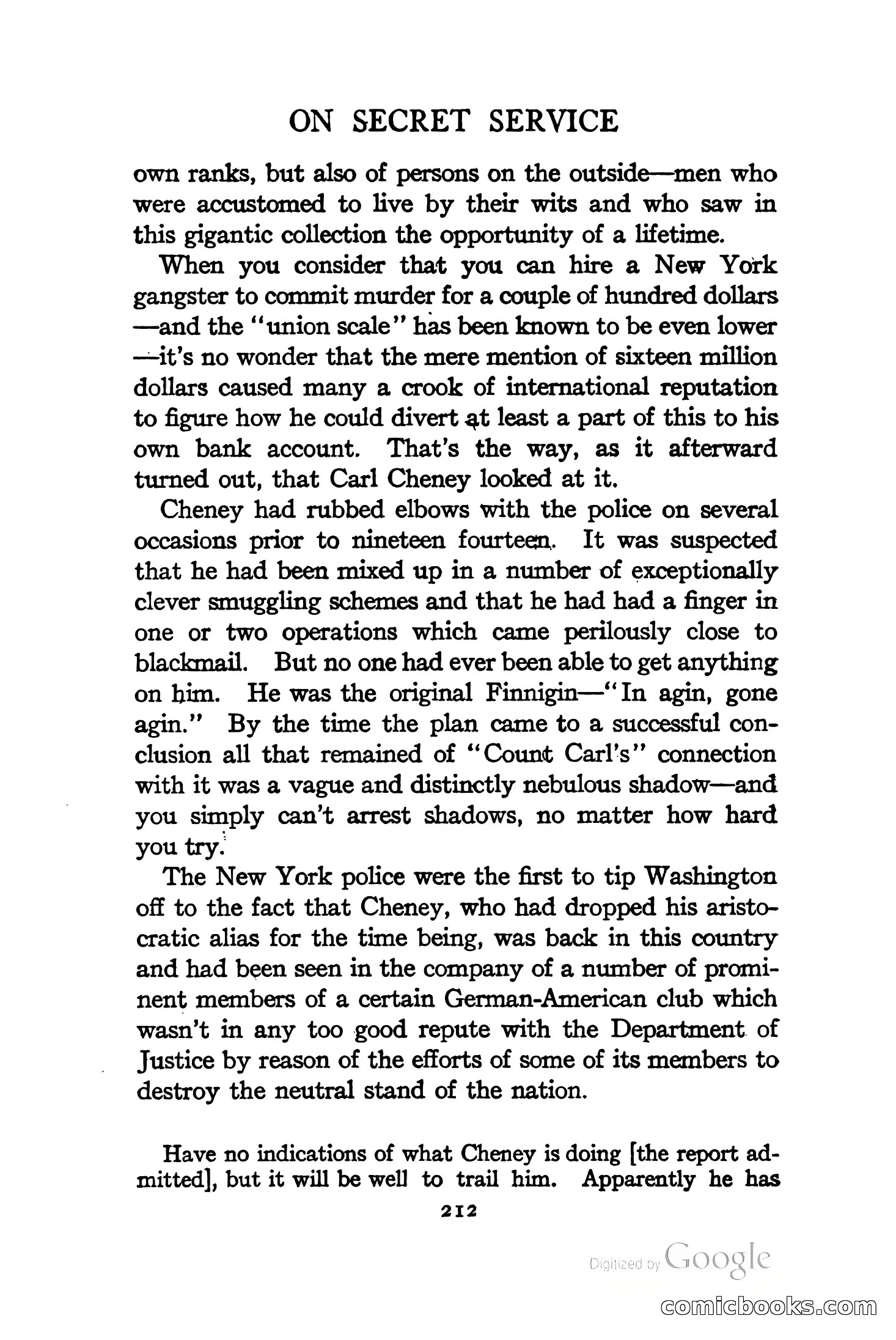 On Secret Service: Detective-Mystery Stories — page 225 of 376