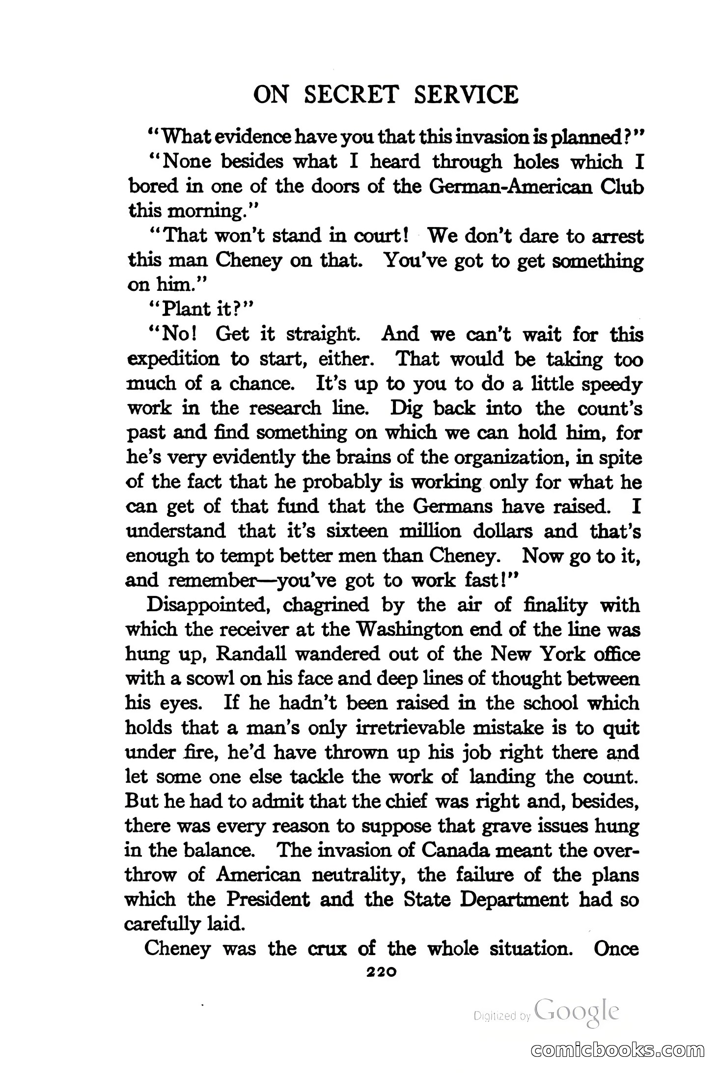 On Secret Service: Detective-Mystery Stories — page 233 of 376
