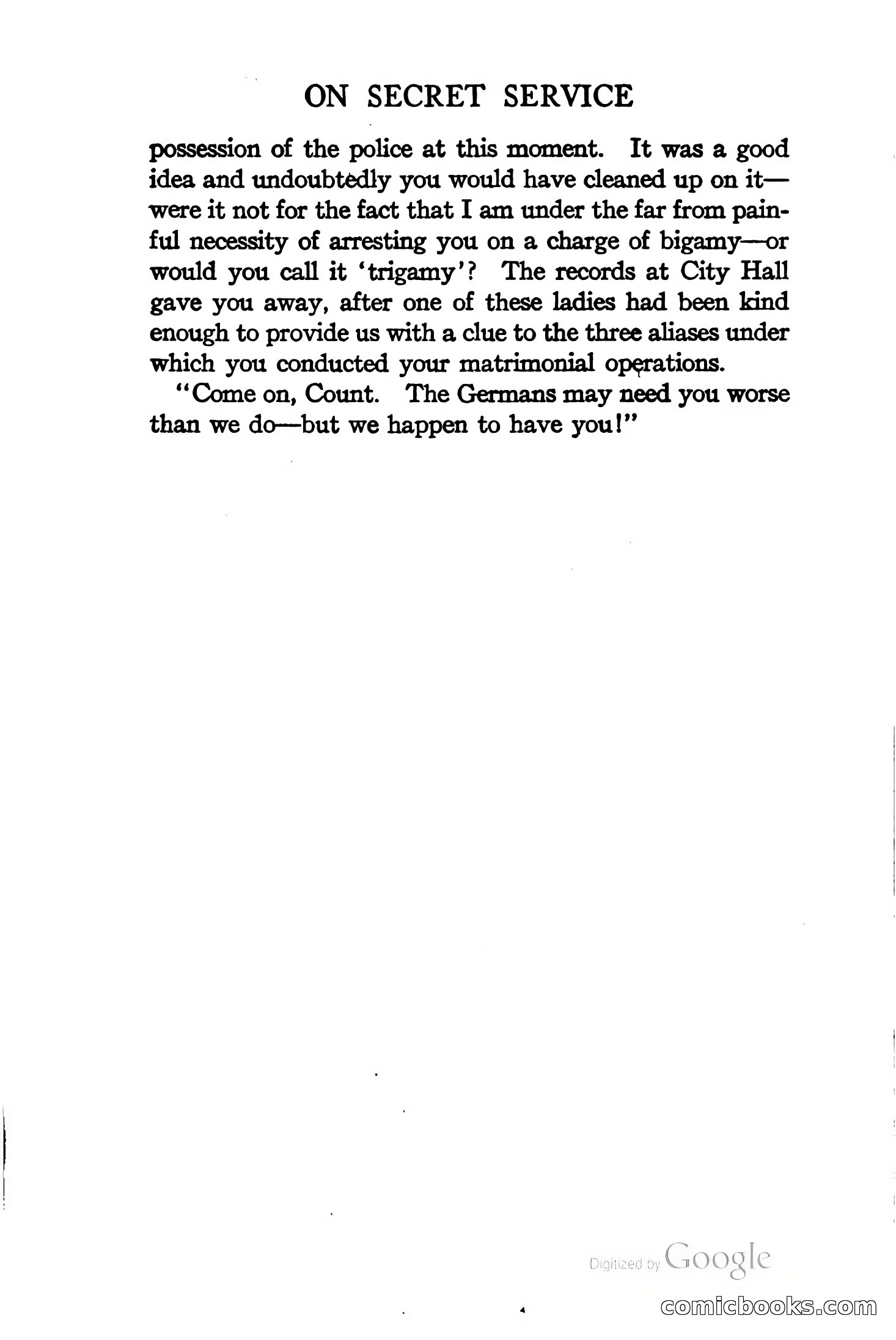 On Secret Service: Detective-Mystery Stories — page 237 of 376