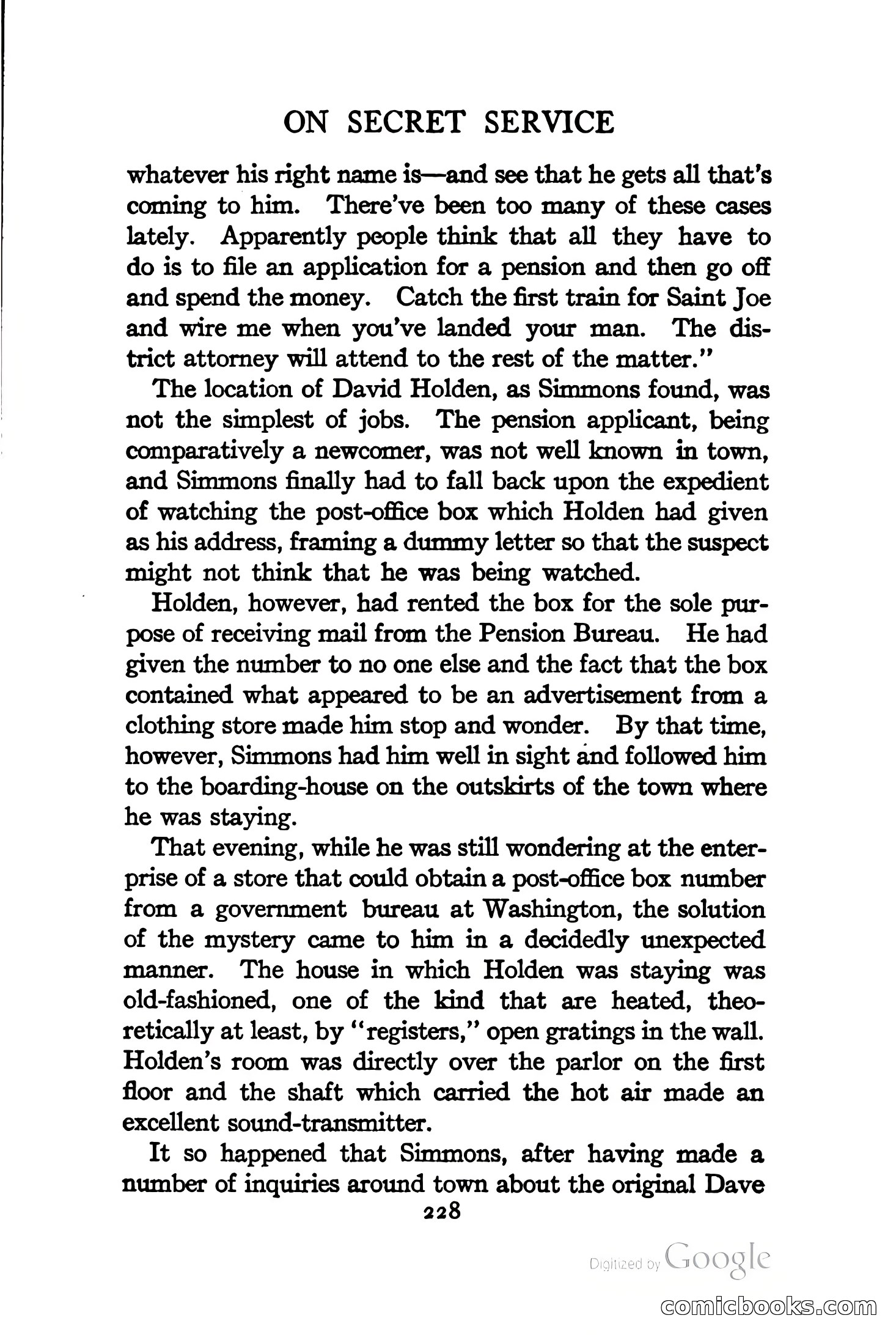 On Secret Service: Detective-Mystery Stories — page 241 of 376