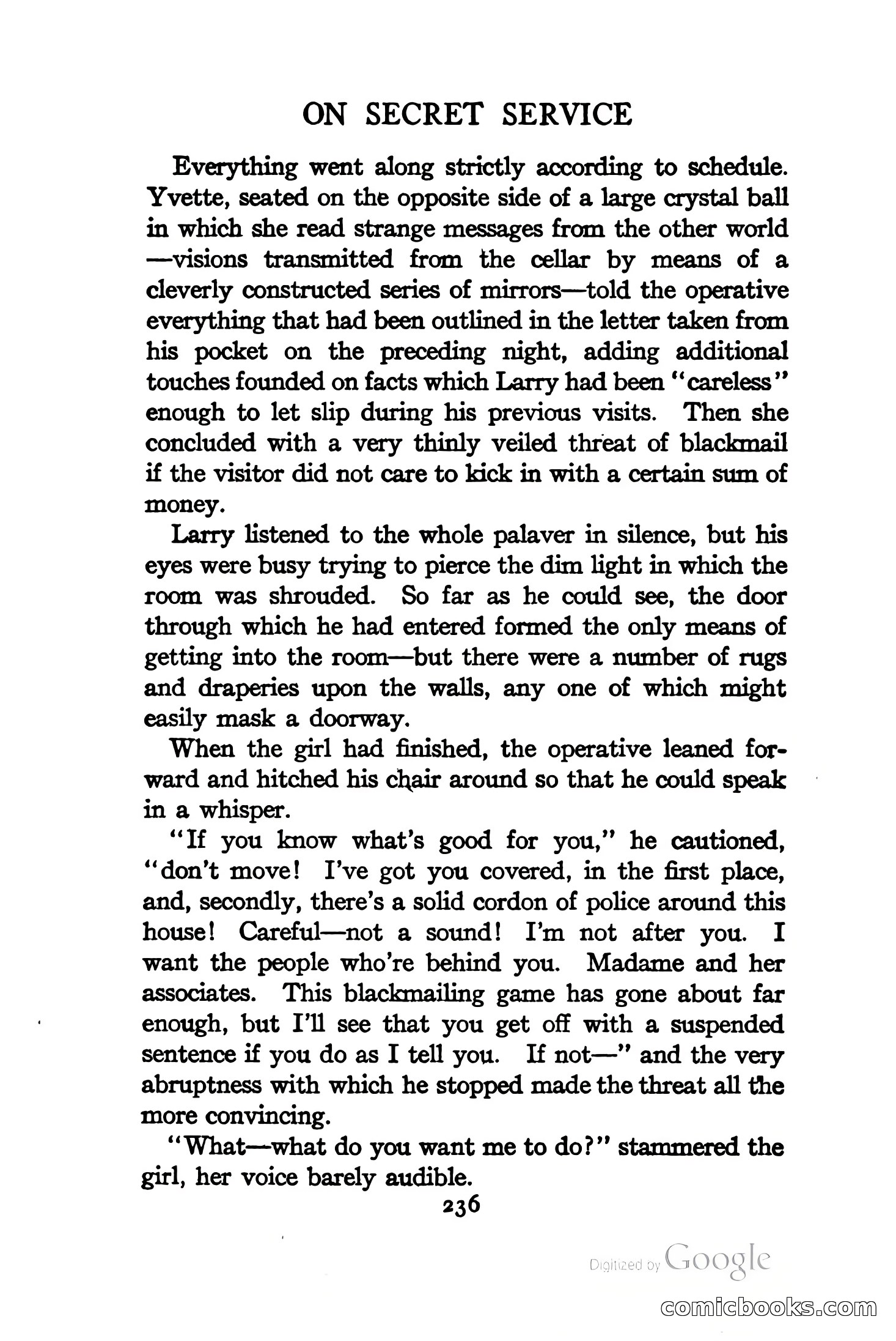 On Secret Service: Detective-Mystery Stories — page 249 of 376