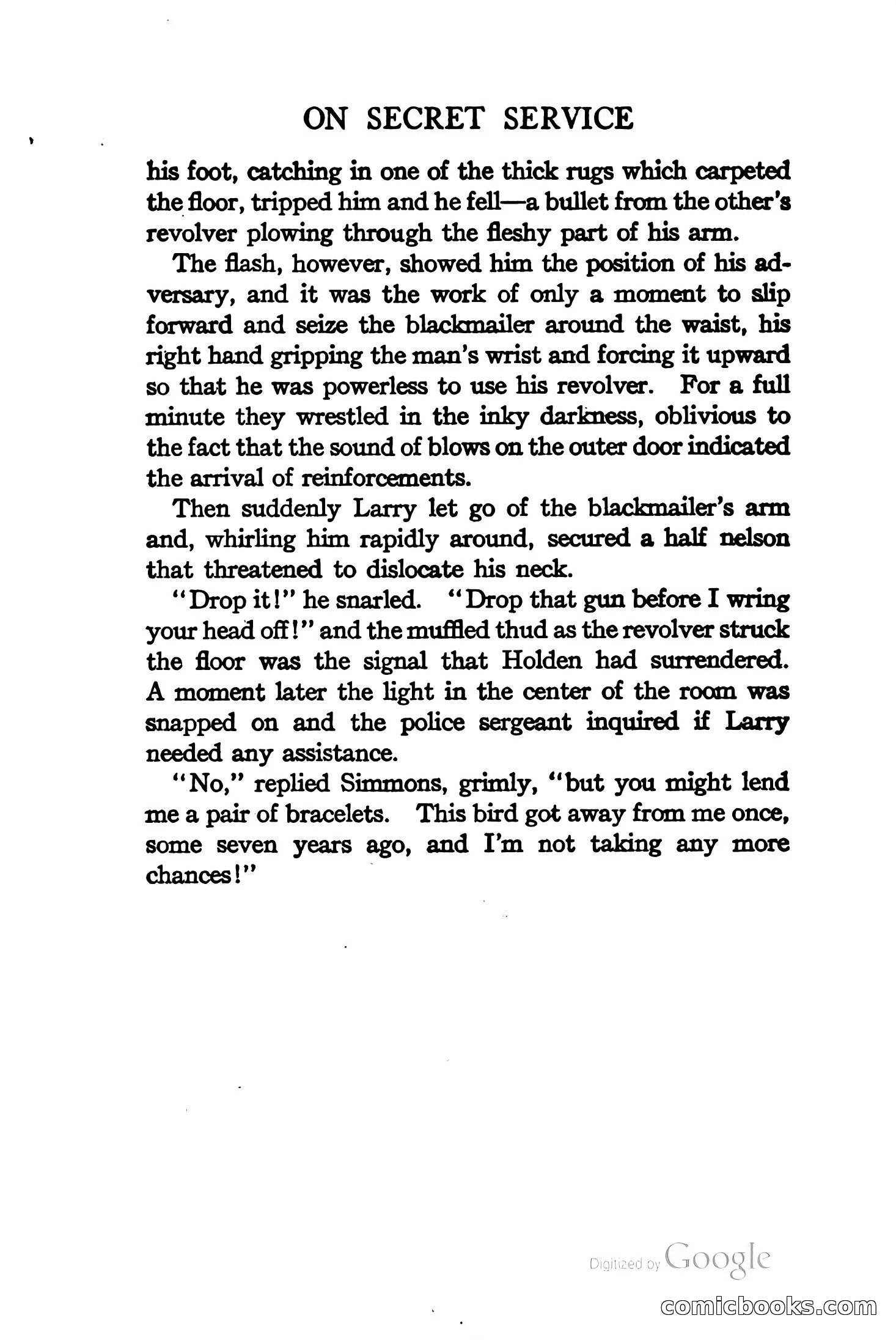 On Secret Service: Detective-Mystery Stories — page 251 of 376