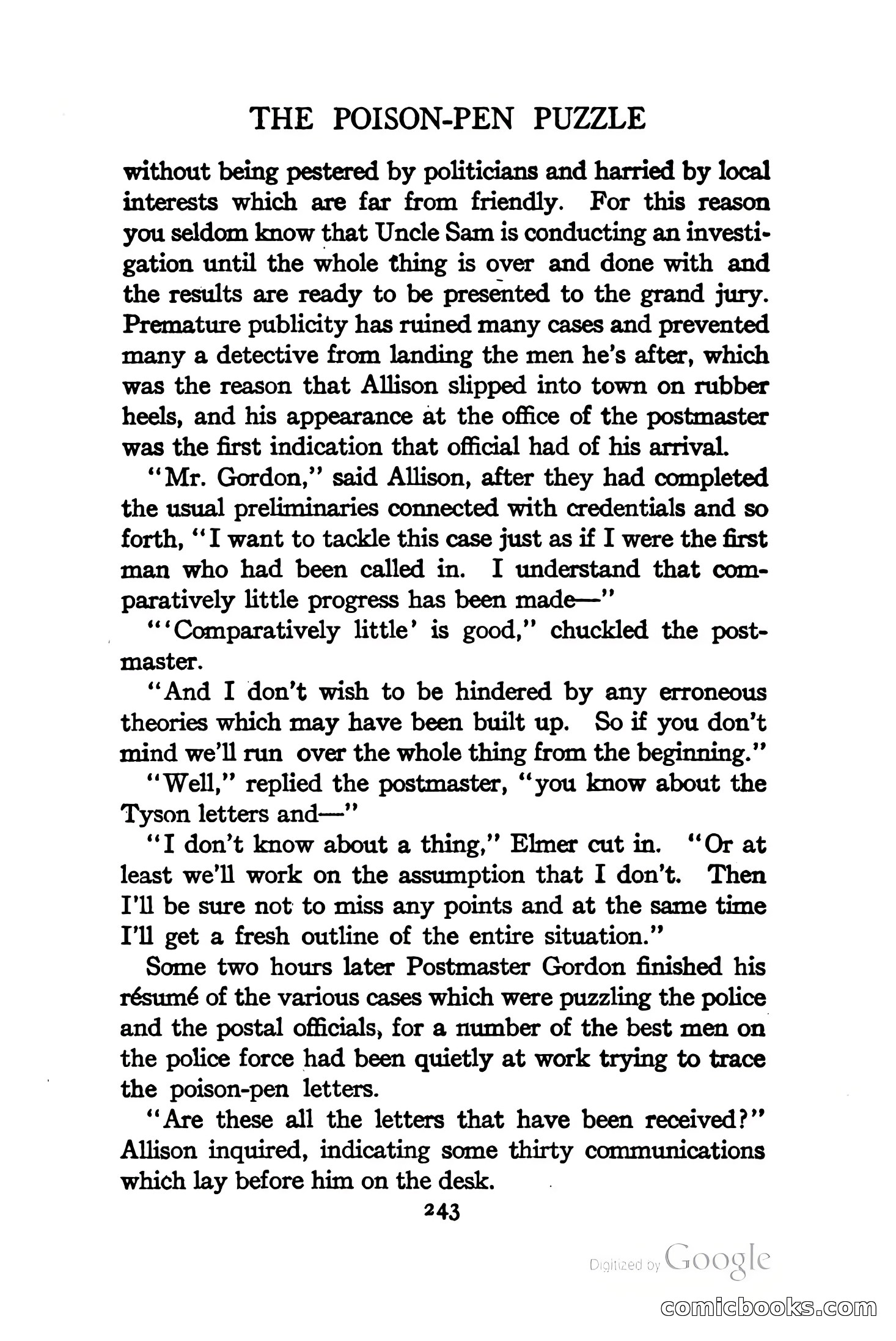 On Secret Service: Detective-Mystery Stories — page 256 of 376