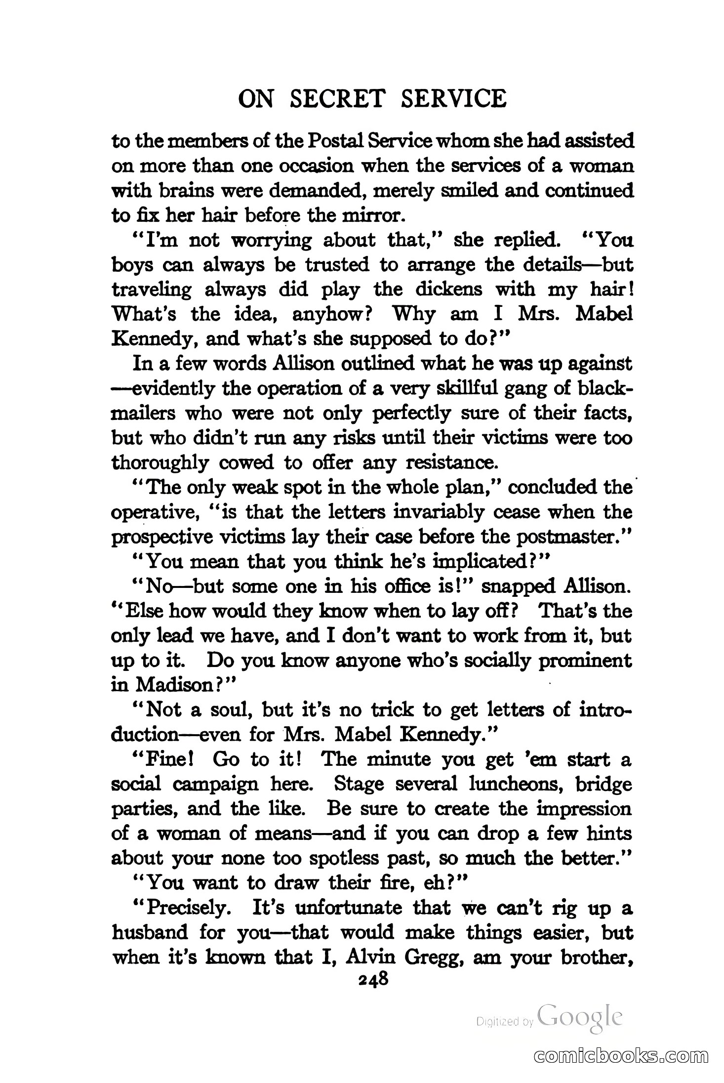 On Secret Service: Detective-Mystery Stories — page 261 of 376