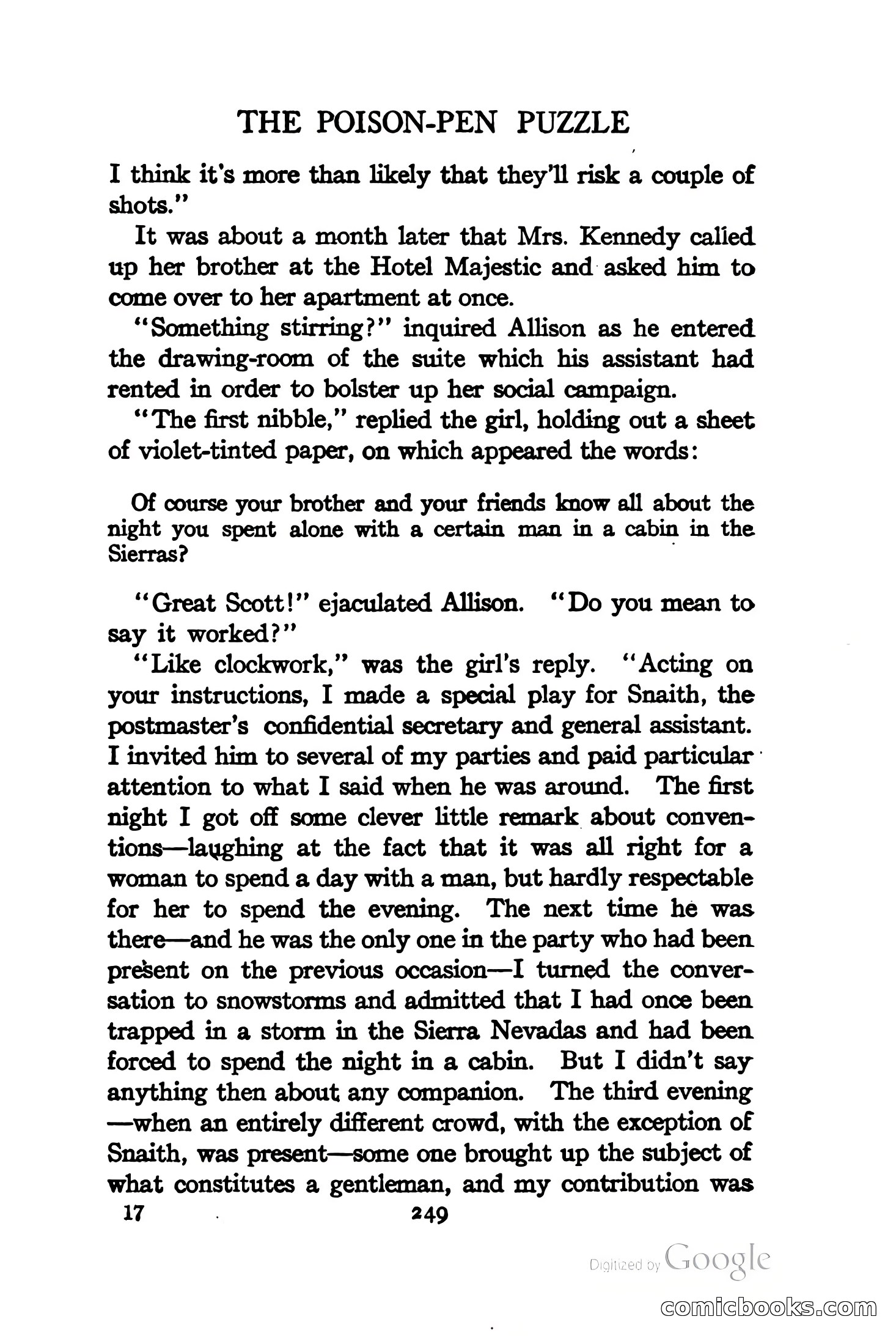 On Secret Service: Detective-Mystery Stories — page 262 of 376