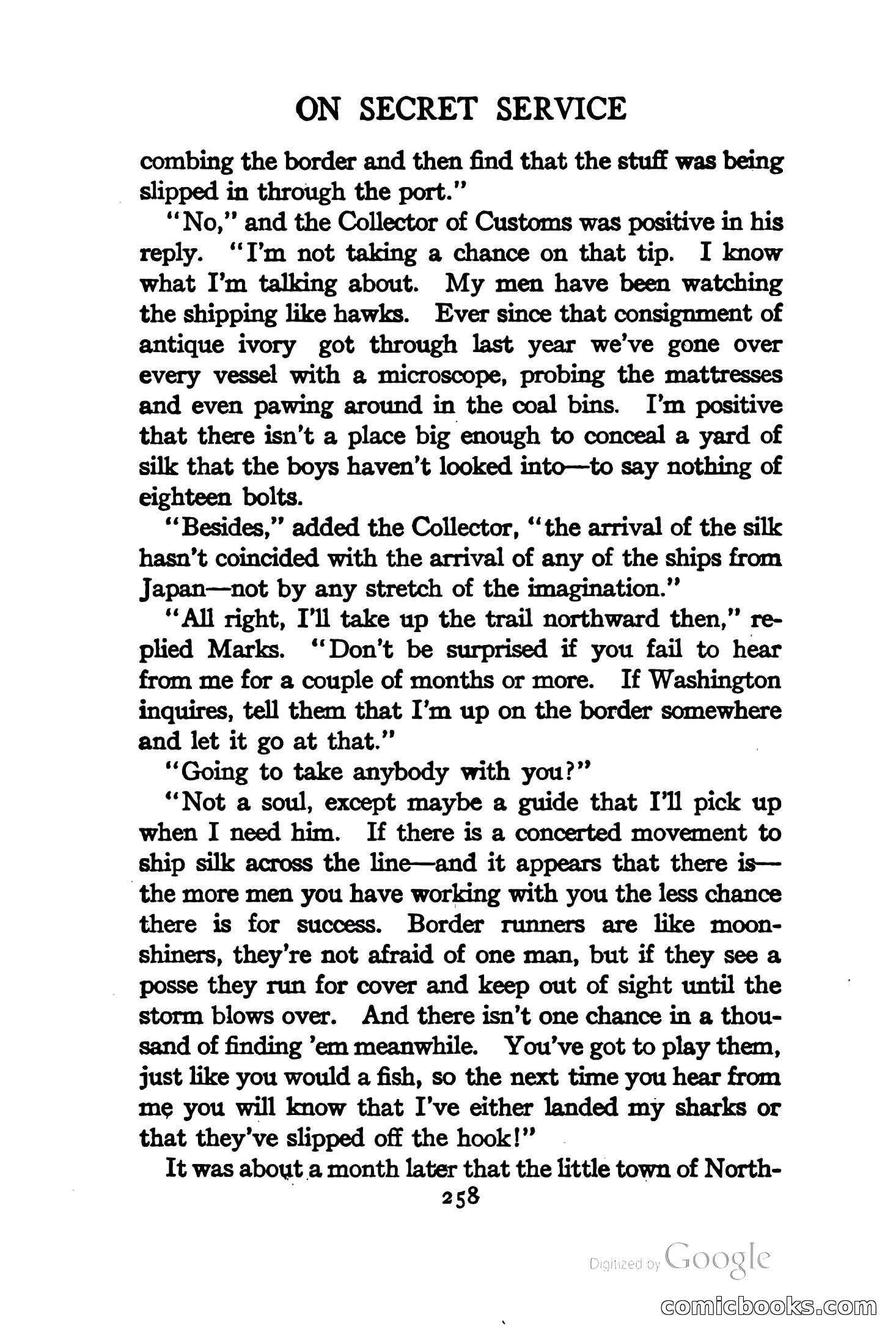 On Secret Service: Detective-Mystery Stories — page 271 of 376