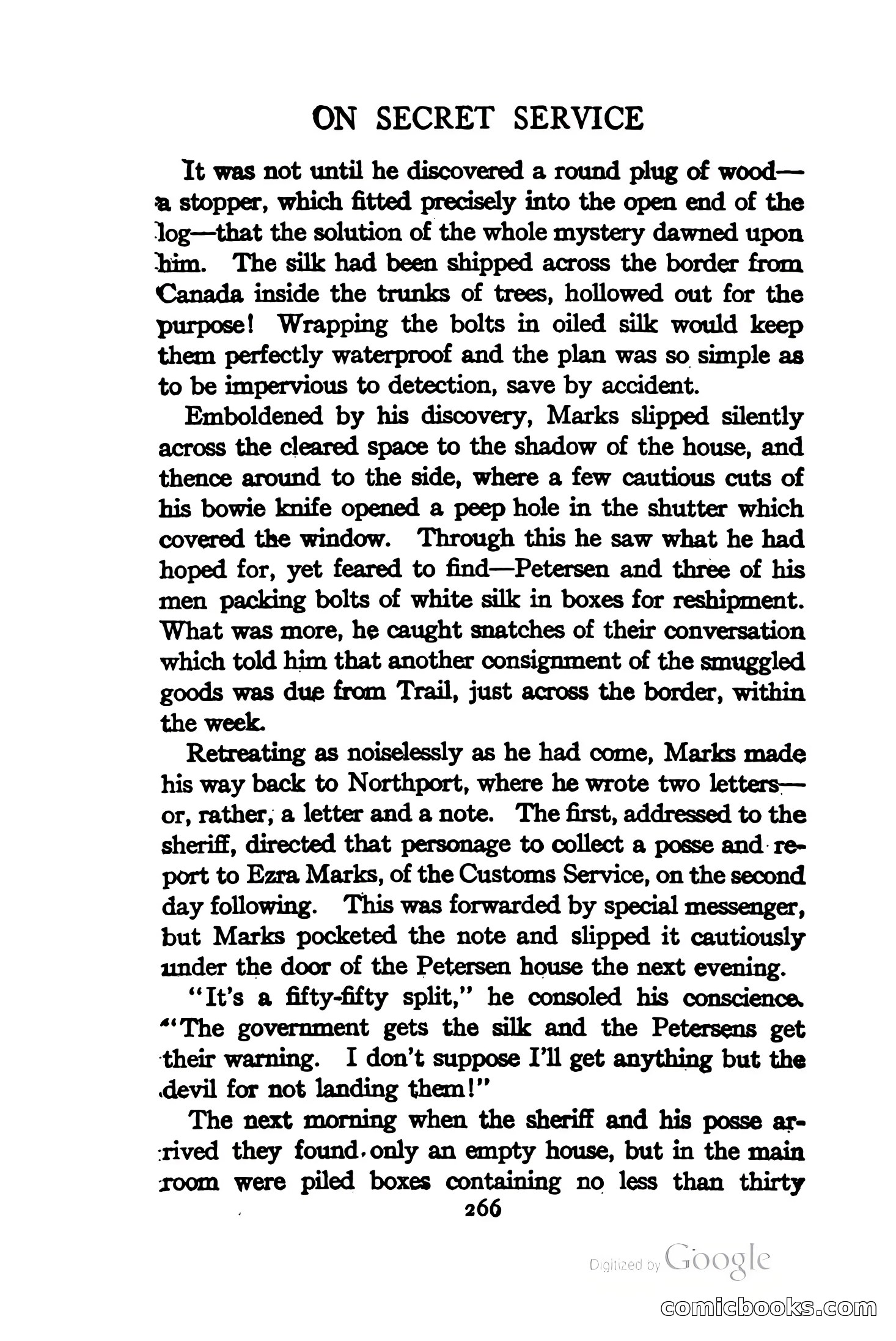 On Secret Service: Detective-Mystery Stories — page 279 of 376