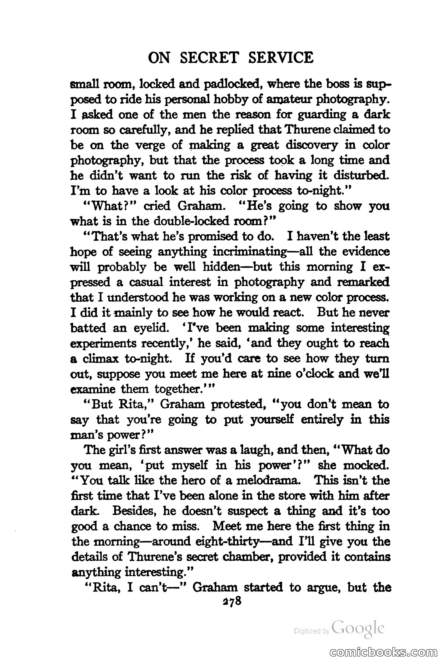 On Secret Service: Detective-Mystery Stories — page 291 of 376