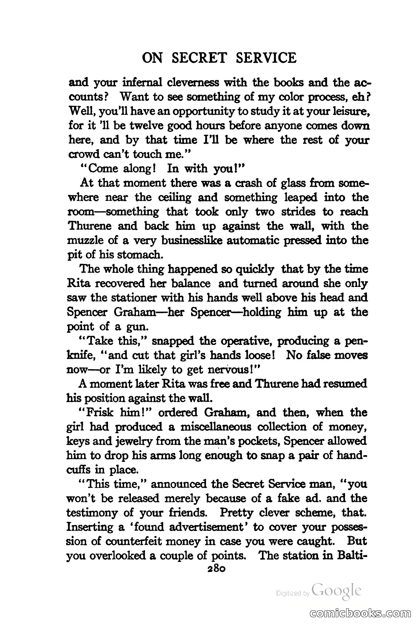 On Secret Service: Detective-Mystery Stories — page 293 of 376