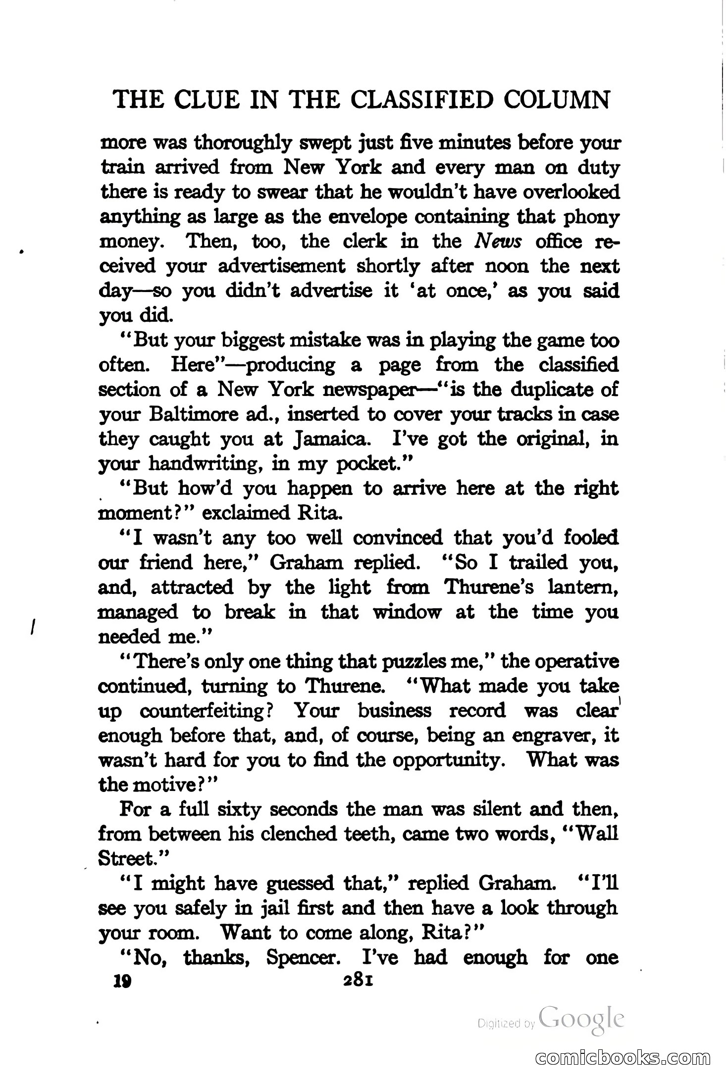 On Secret Service: Detective-Mystery Stories — page 294 of 376