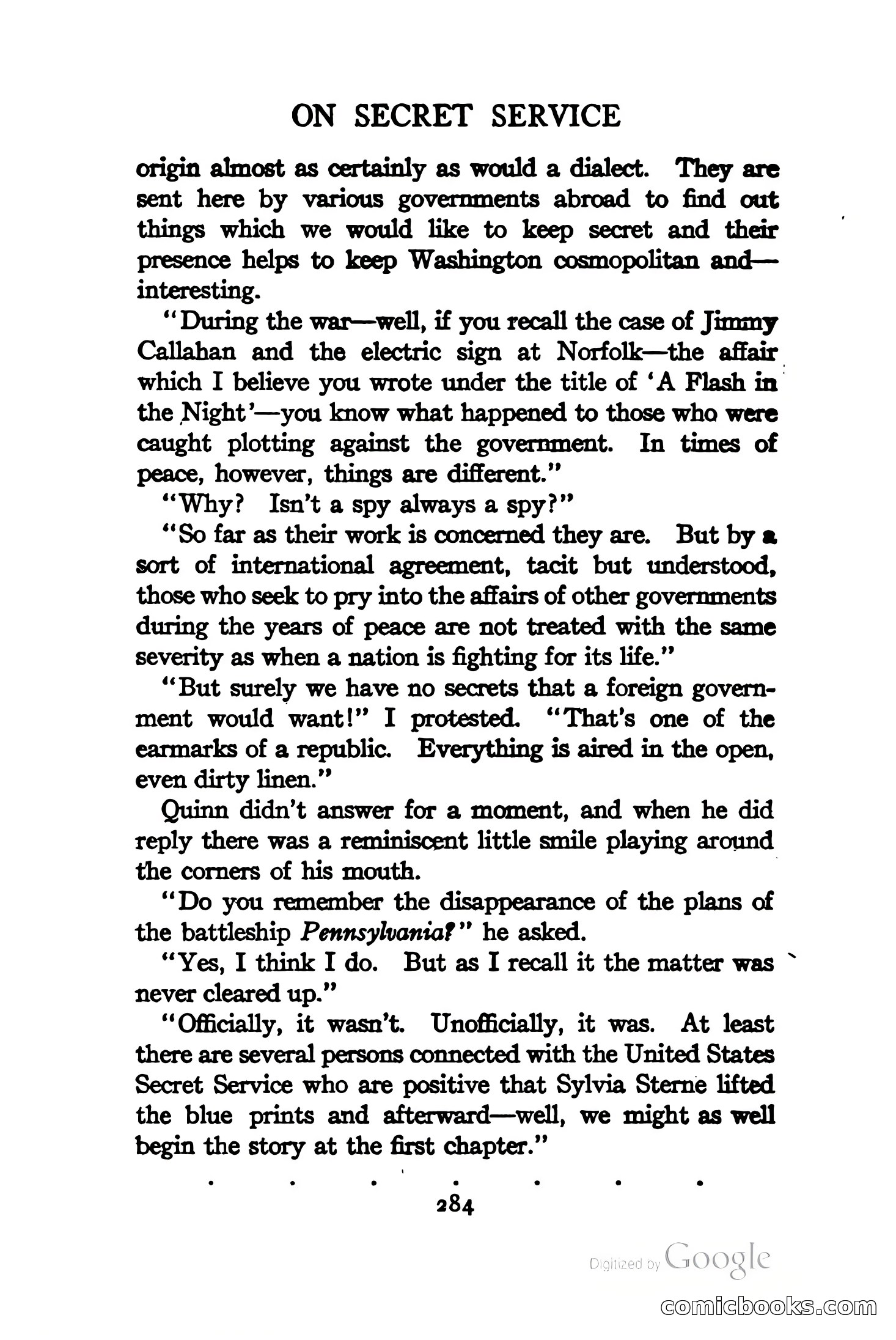On Secret Service: Detective-Mystery Stories — page 297 of 376