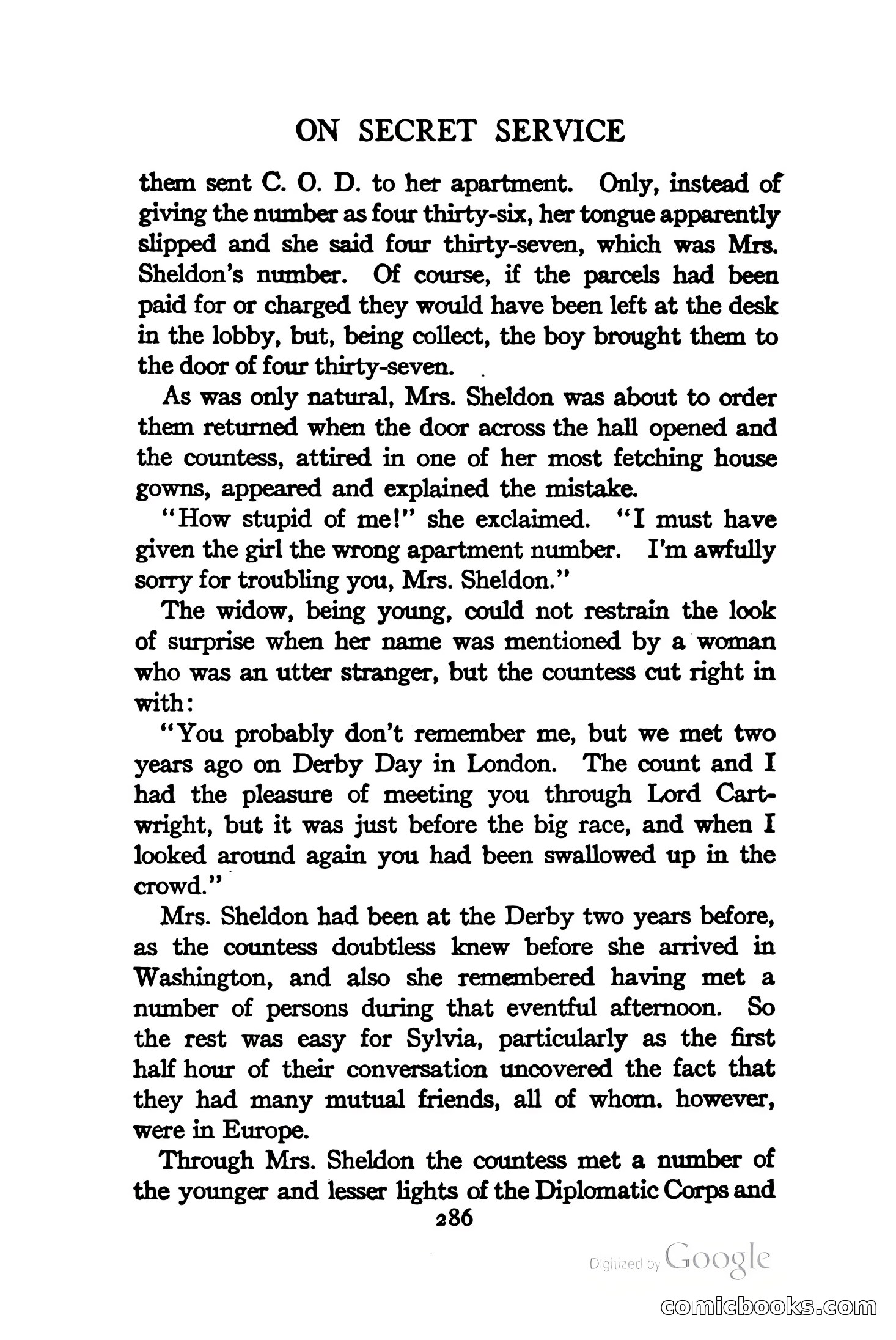 On Secret Service: Detective-Mystery Stories — page 299 of 376