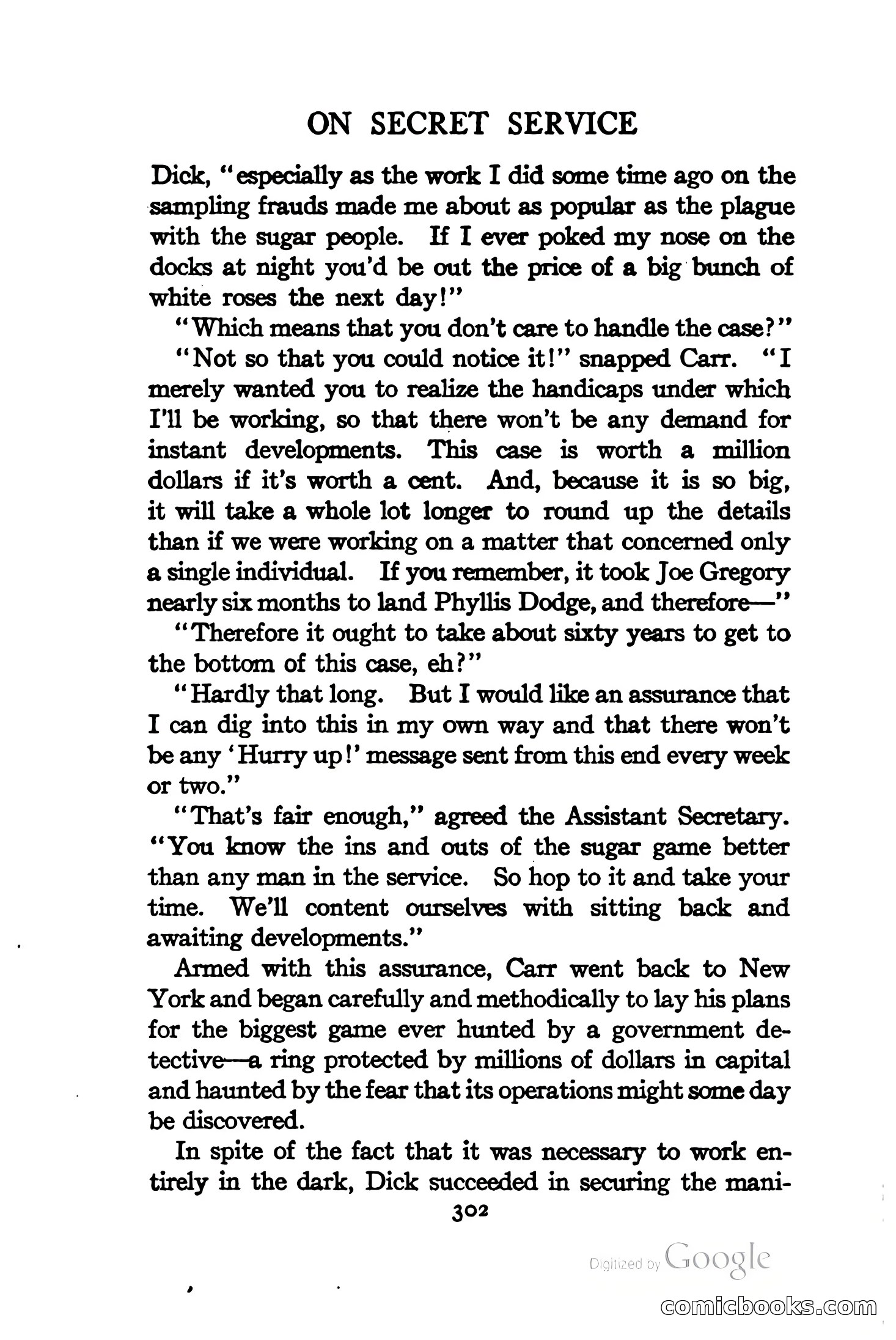 On Secret Service: Detective-Mystery Stories — page 315 of 376
