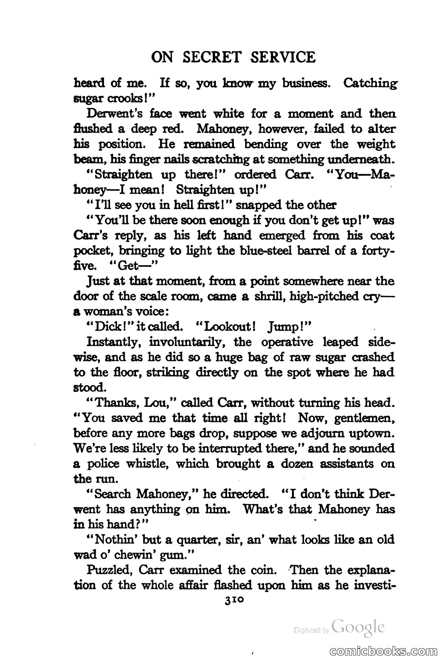 On Secret Service: Detective-Mystery Stories — page 323 of 376