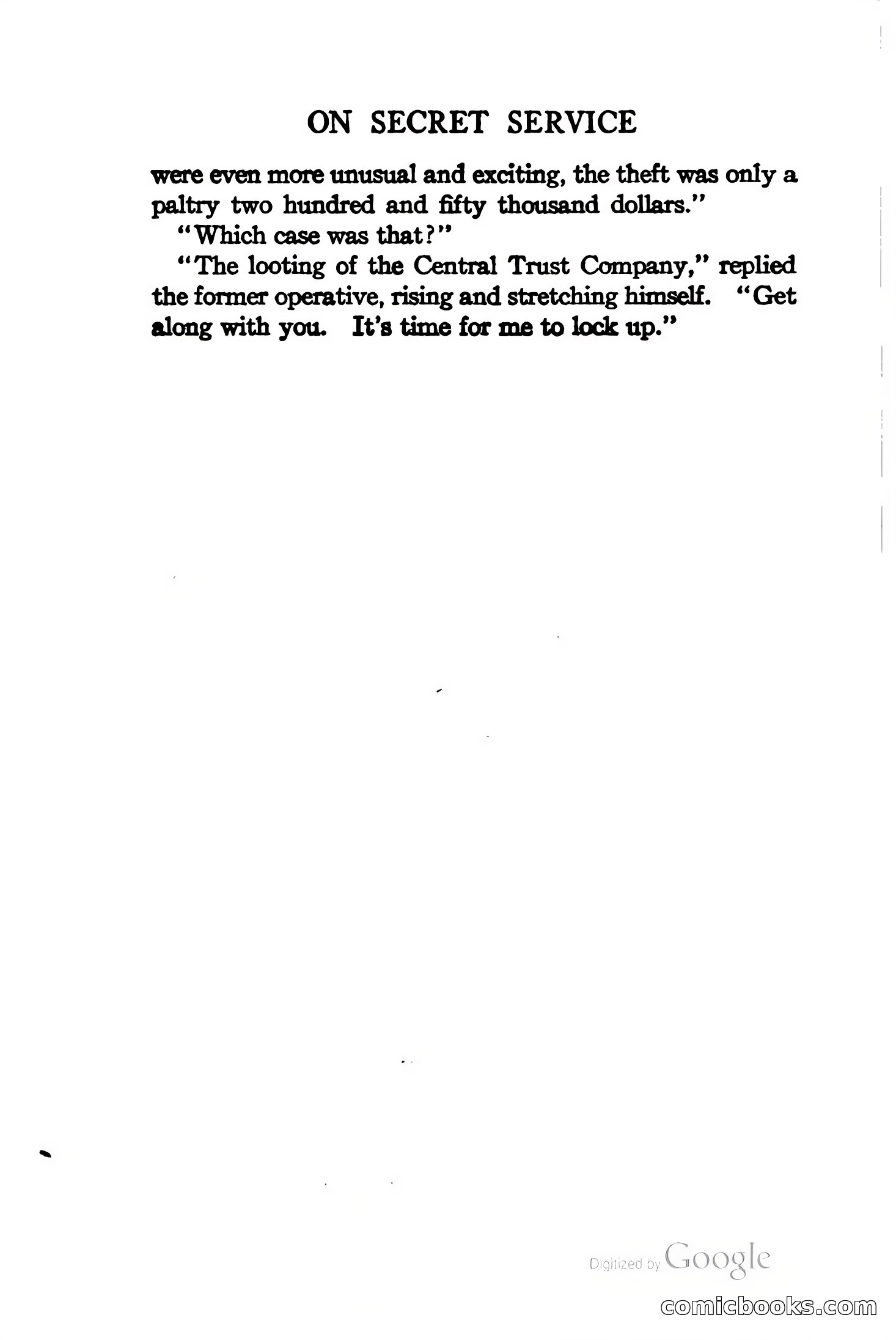 On Secret Service: Detective-Mystery Stories — page 325 of 376