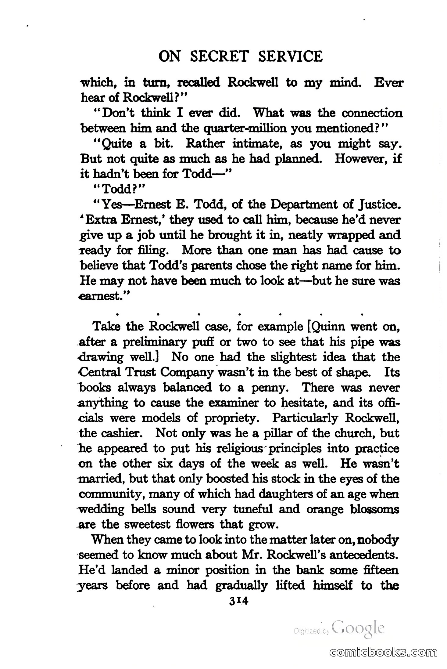 On Secret Service: Detective-Mystery Stories — page 327 of 376