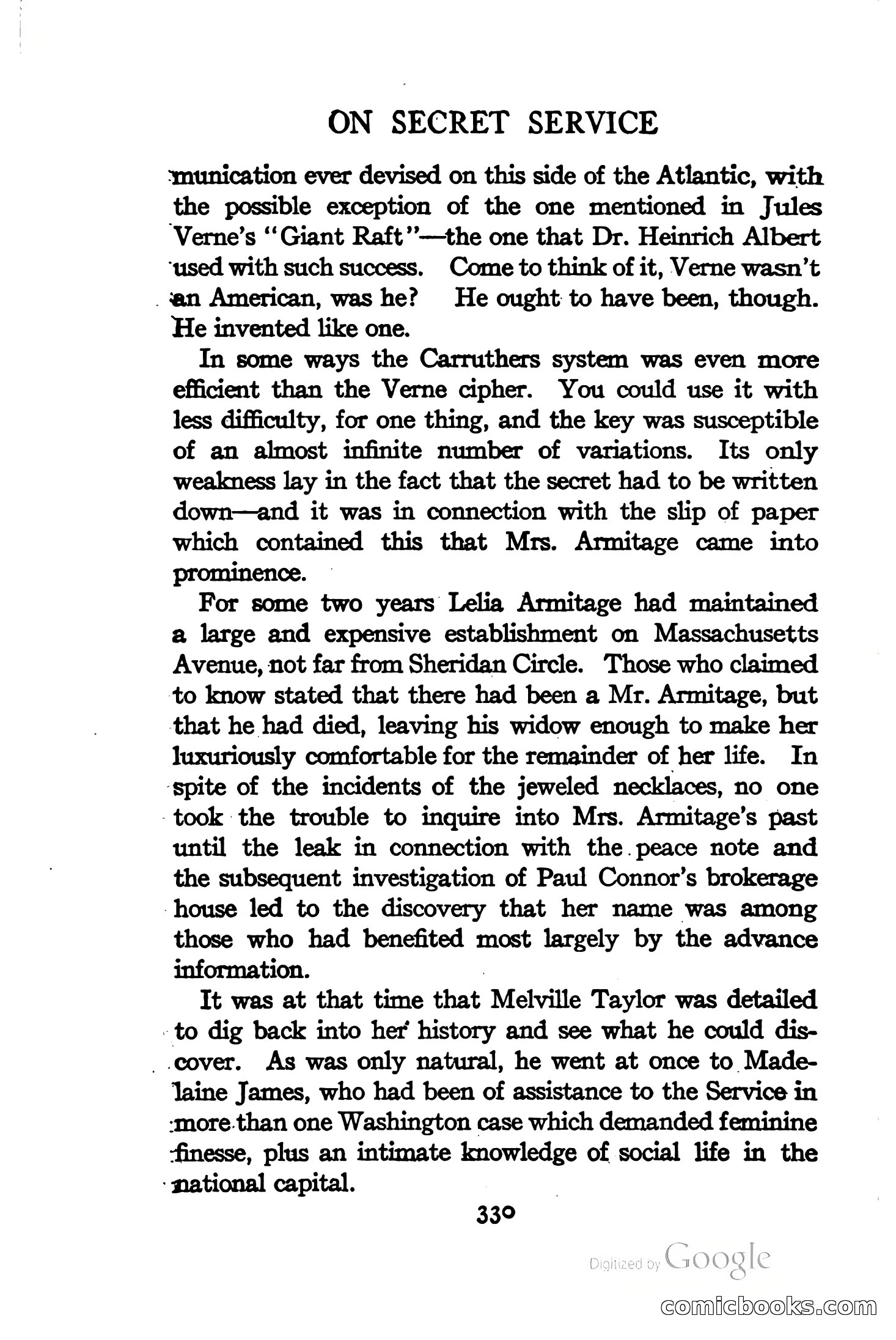 On Secret Service: Detective-Mystery Stories — page 343 of 376