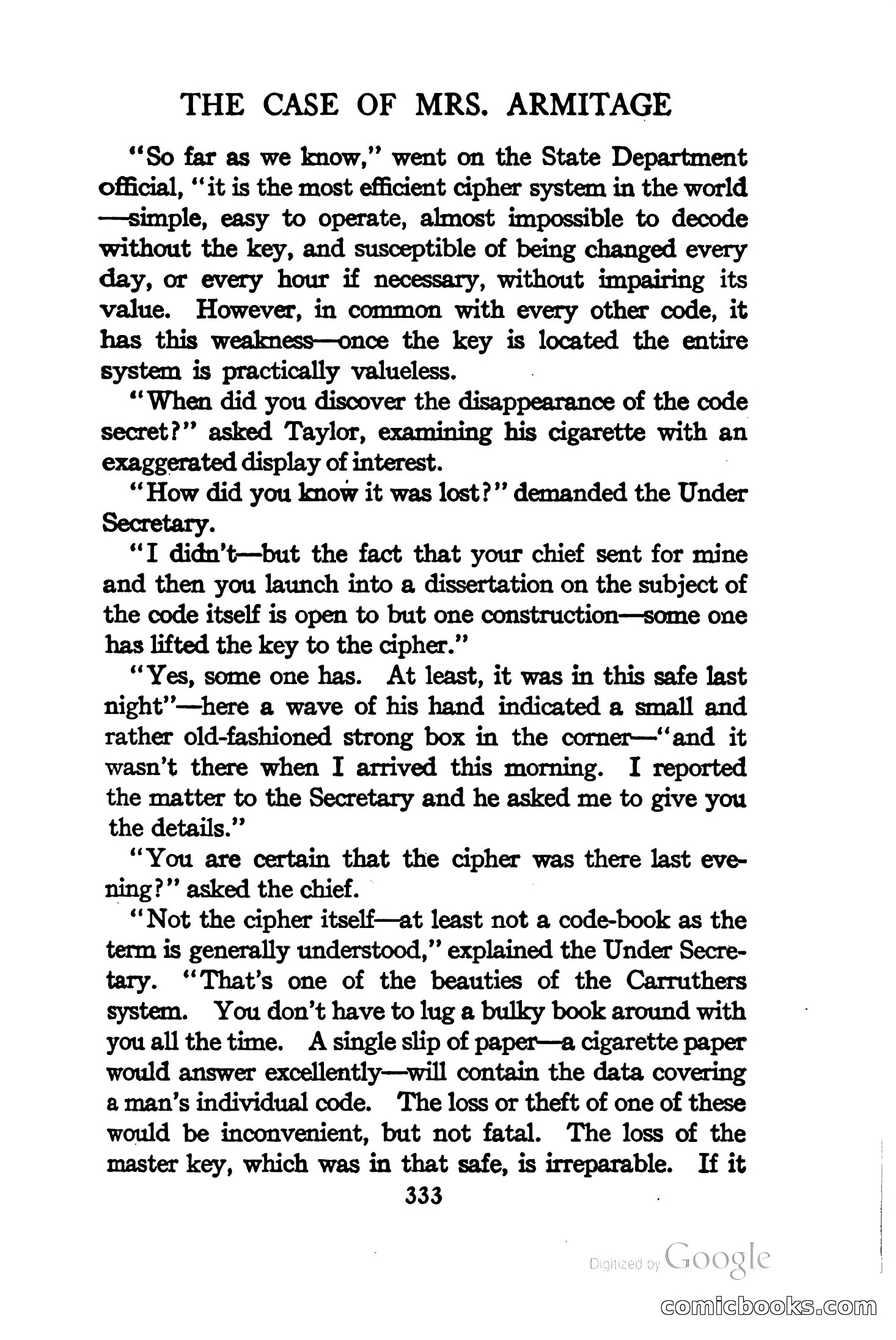 On Secret Service: Detective-Mystery Stories — page 346 of 376