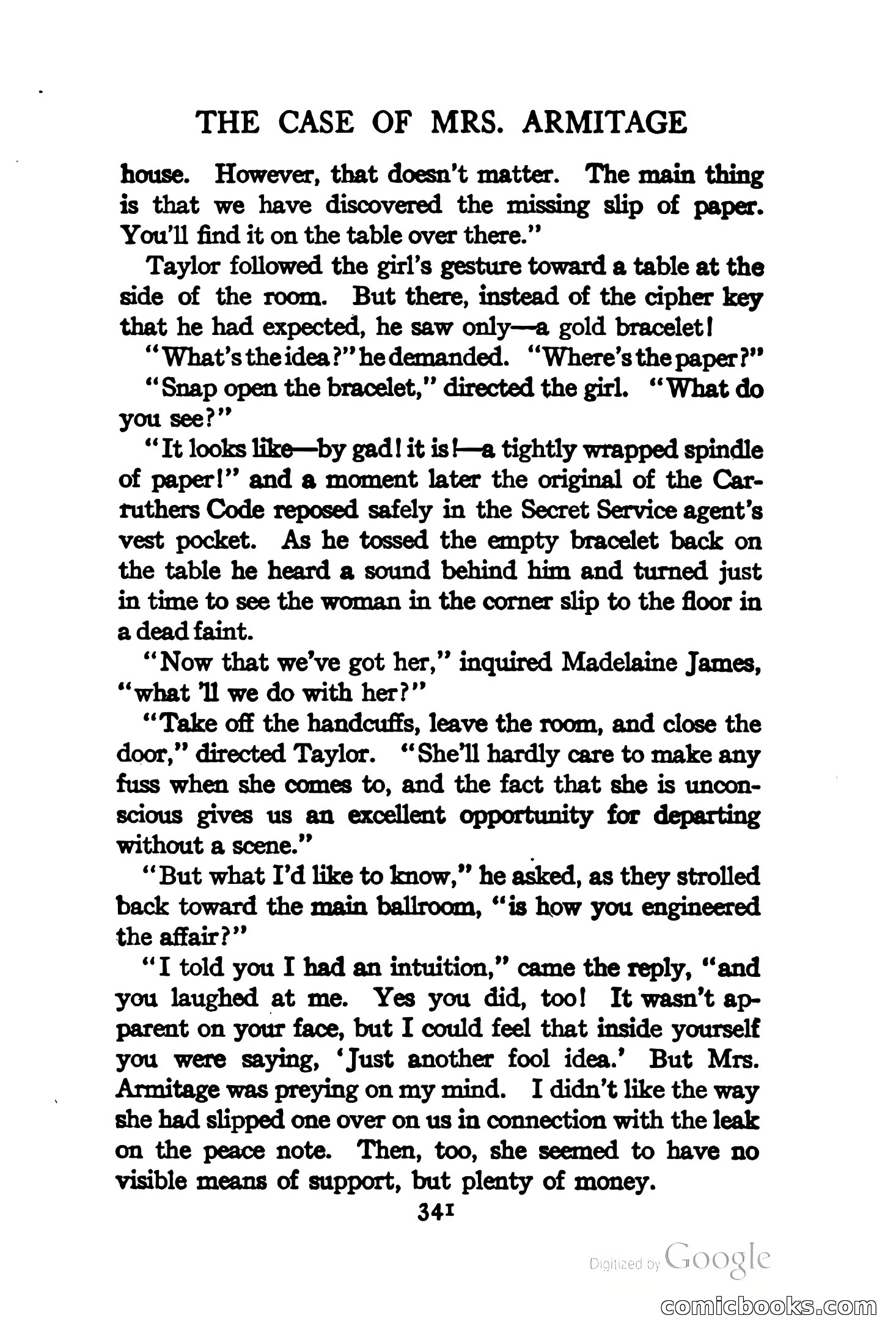 On Secret Service: Detective-Mystery Stories — page 354 of 376