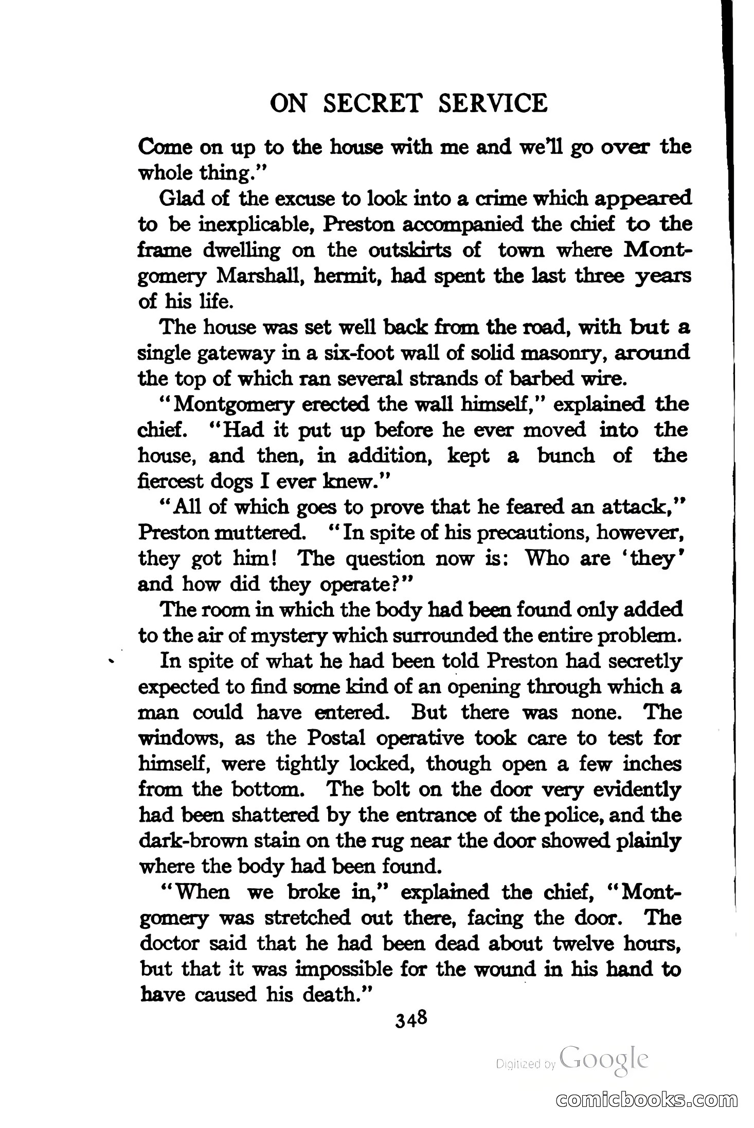 On Secret Service: Detective-Mystery Stories — page 361 of 376