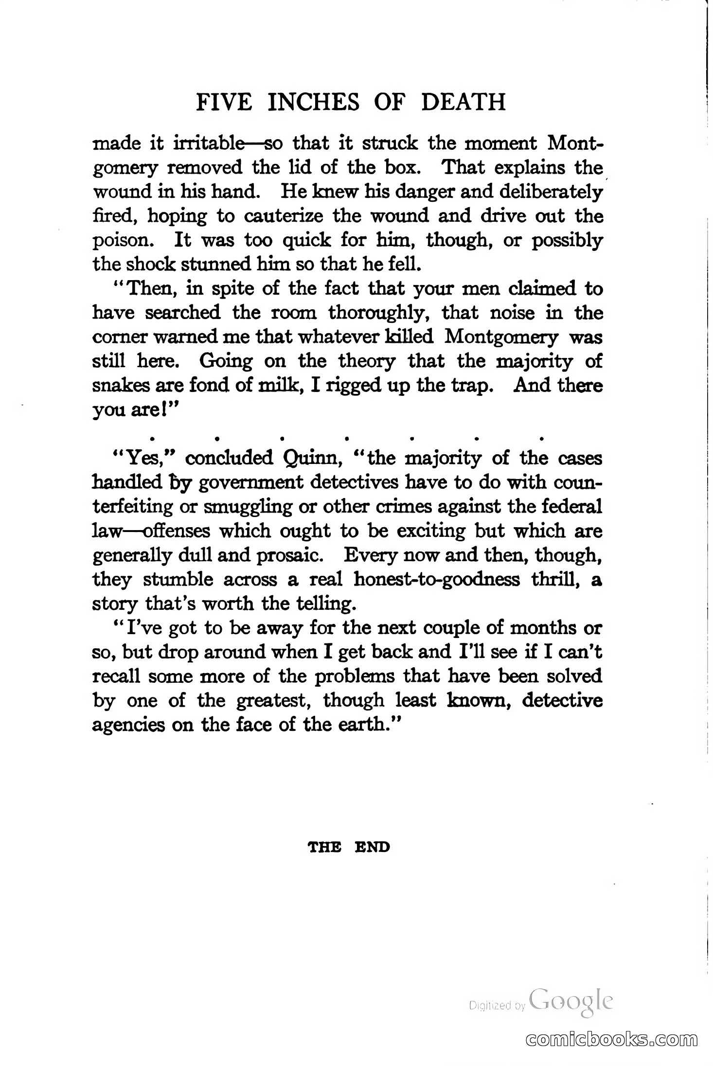 On Secret Service: Detective-Mystery Stories — page 370 of 376