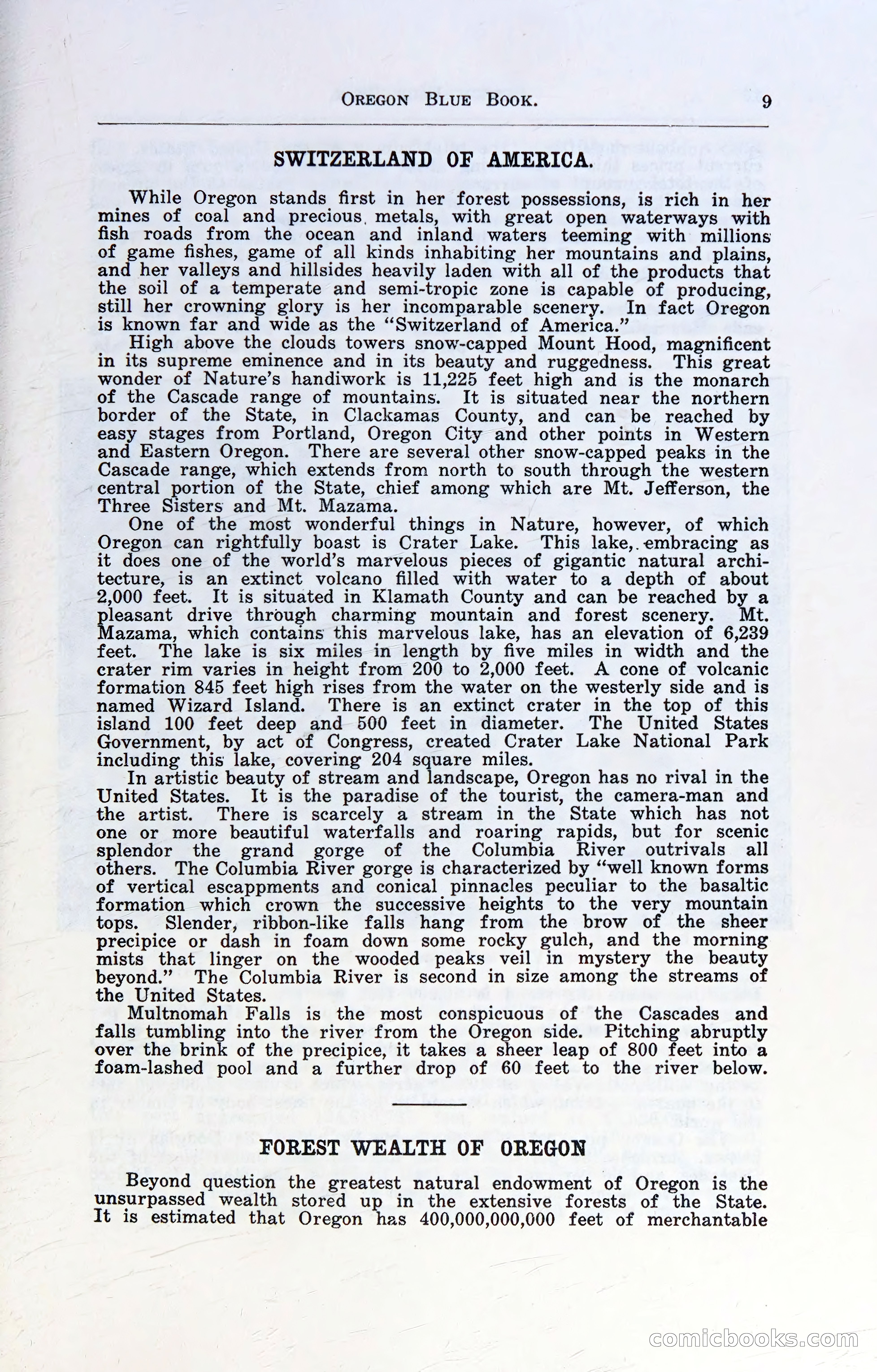 Oregon Blue Book, 1911 Commemorative Edition — page 12 of 141