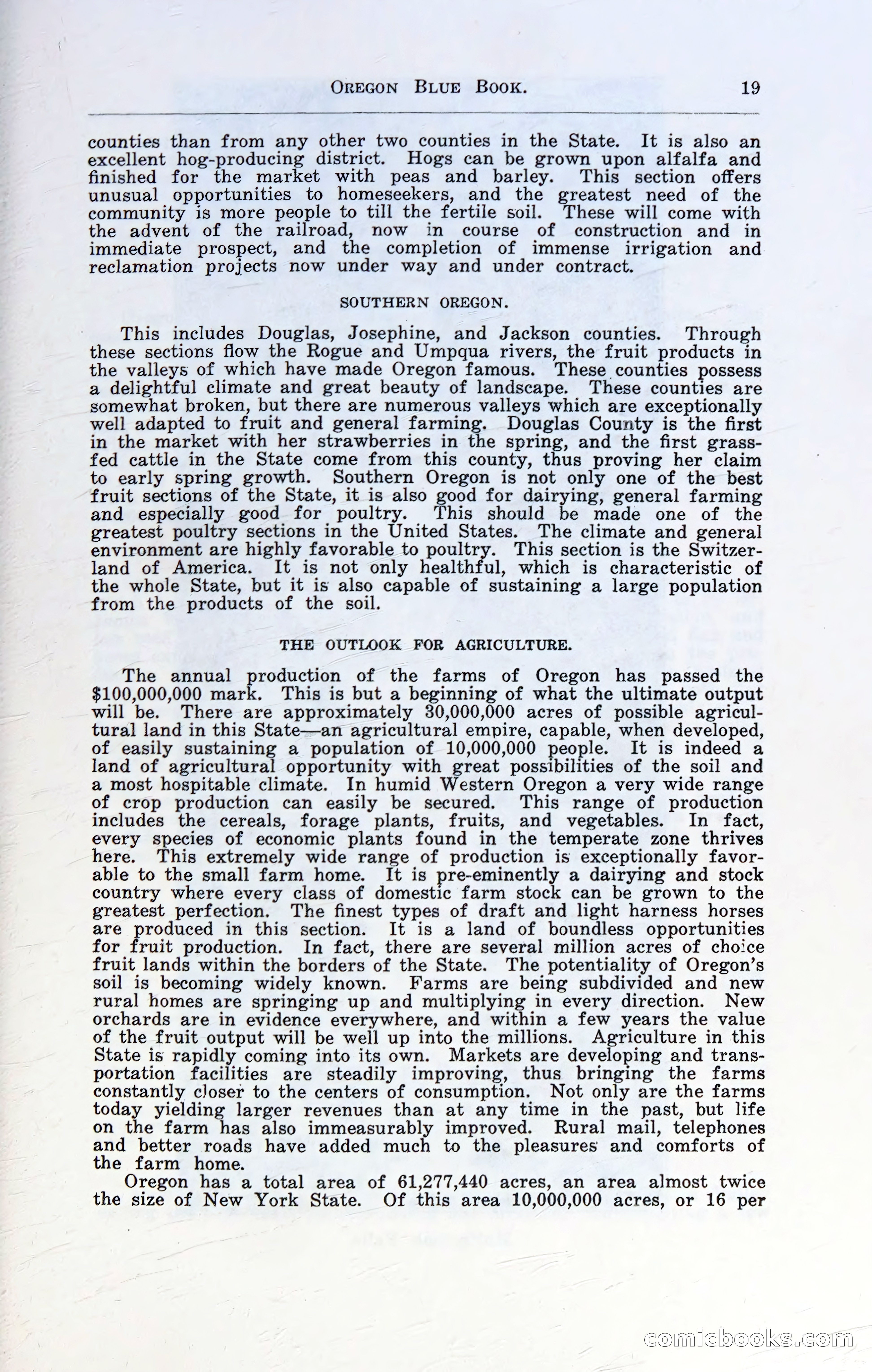 Oregon Blue Book, 1911 Commemorative Edition — page 22 of 141