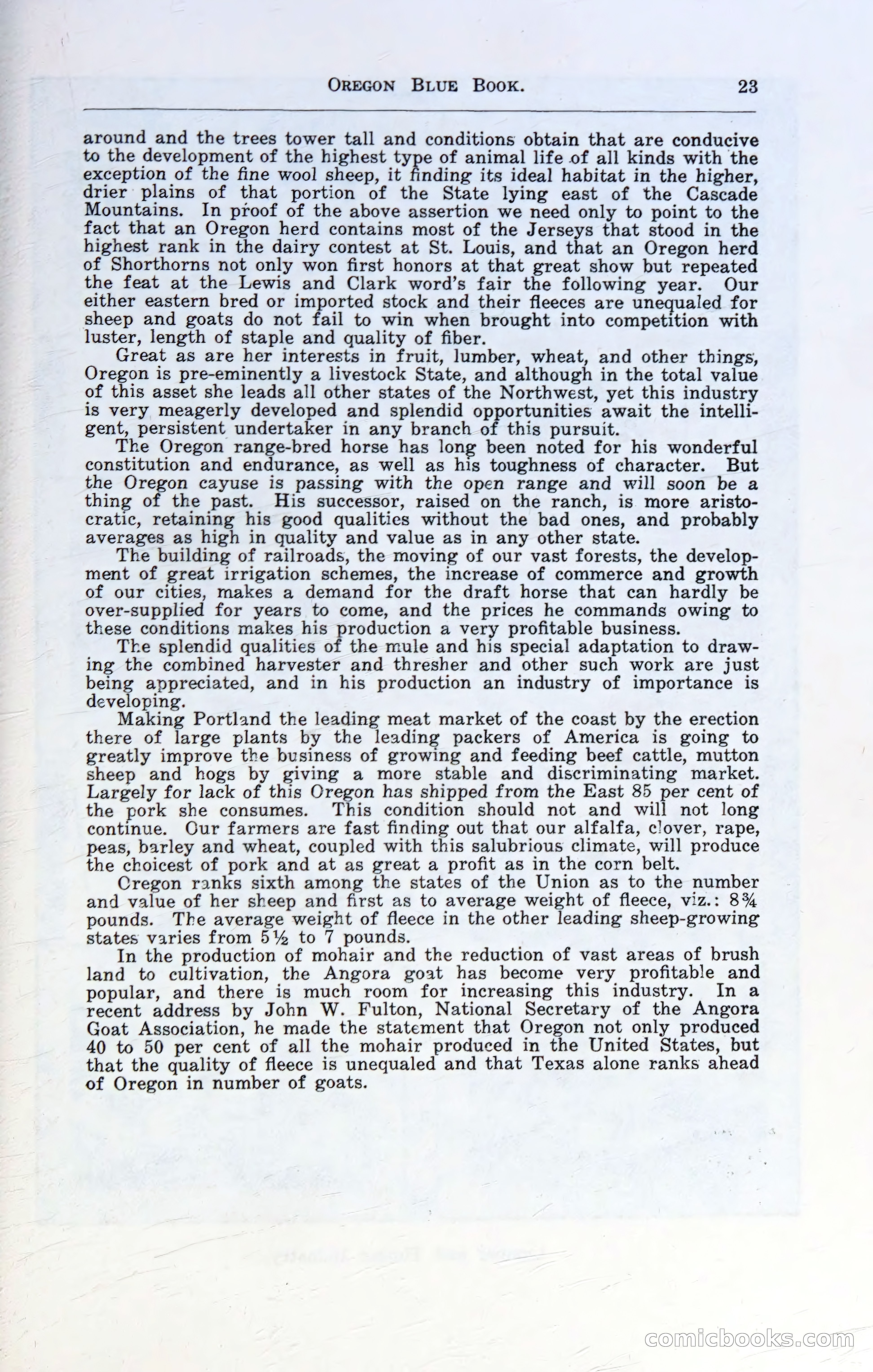 Oregon Blue Book, 1911 Commemorative Edition — page 26 of 141