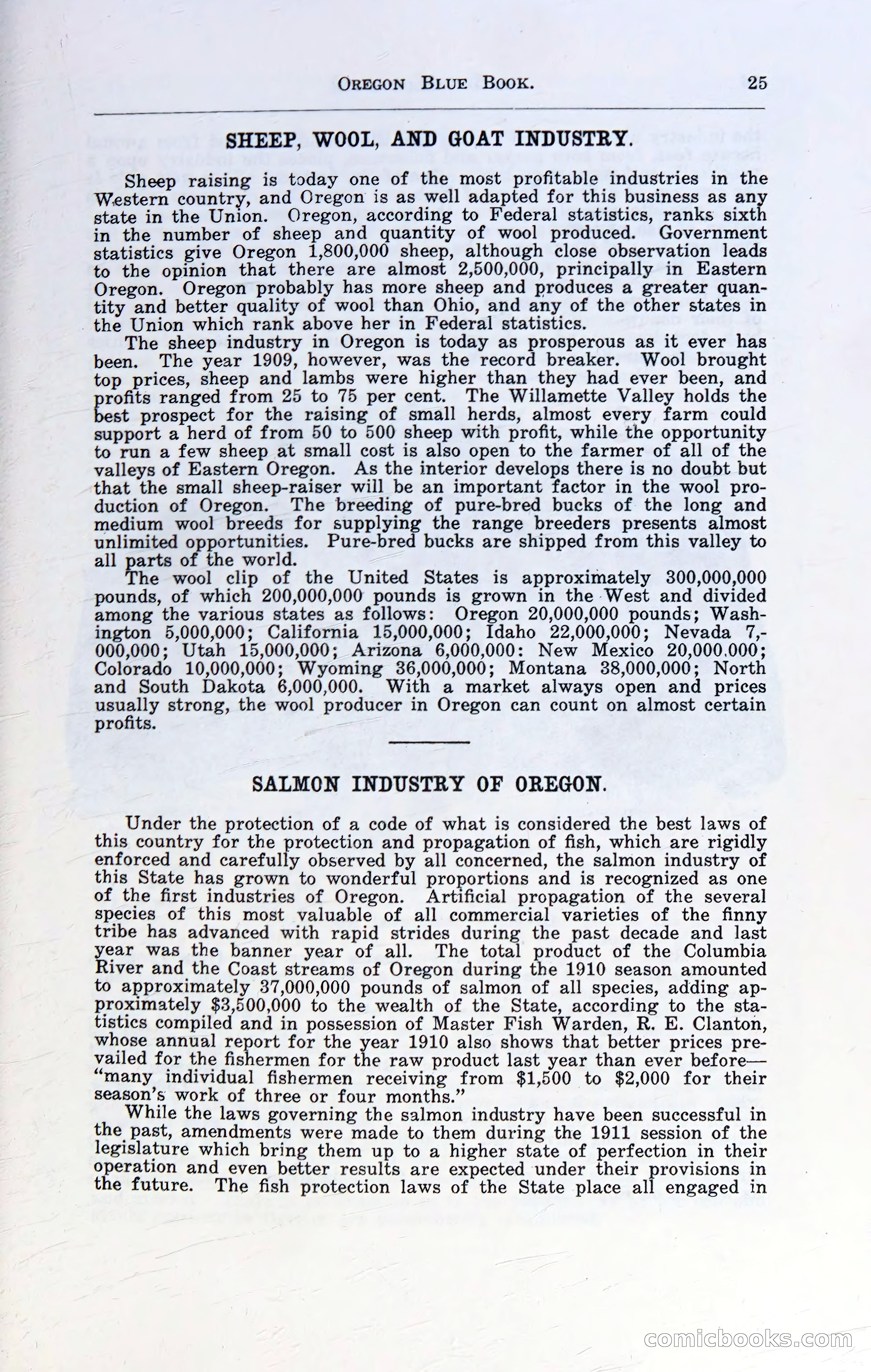 Oregon Blue Book, 1911 Commemorative Edition — page 28 of 141