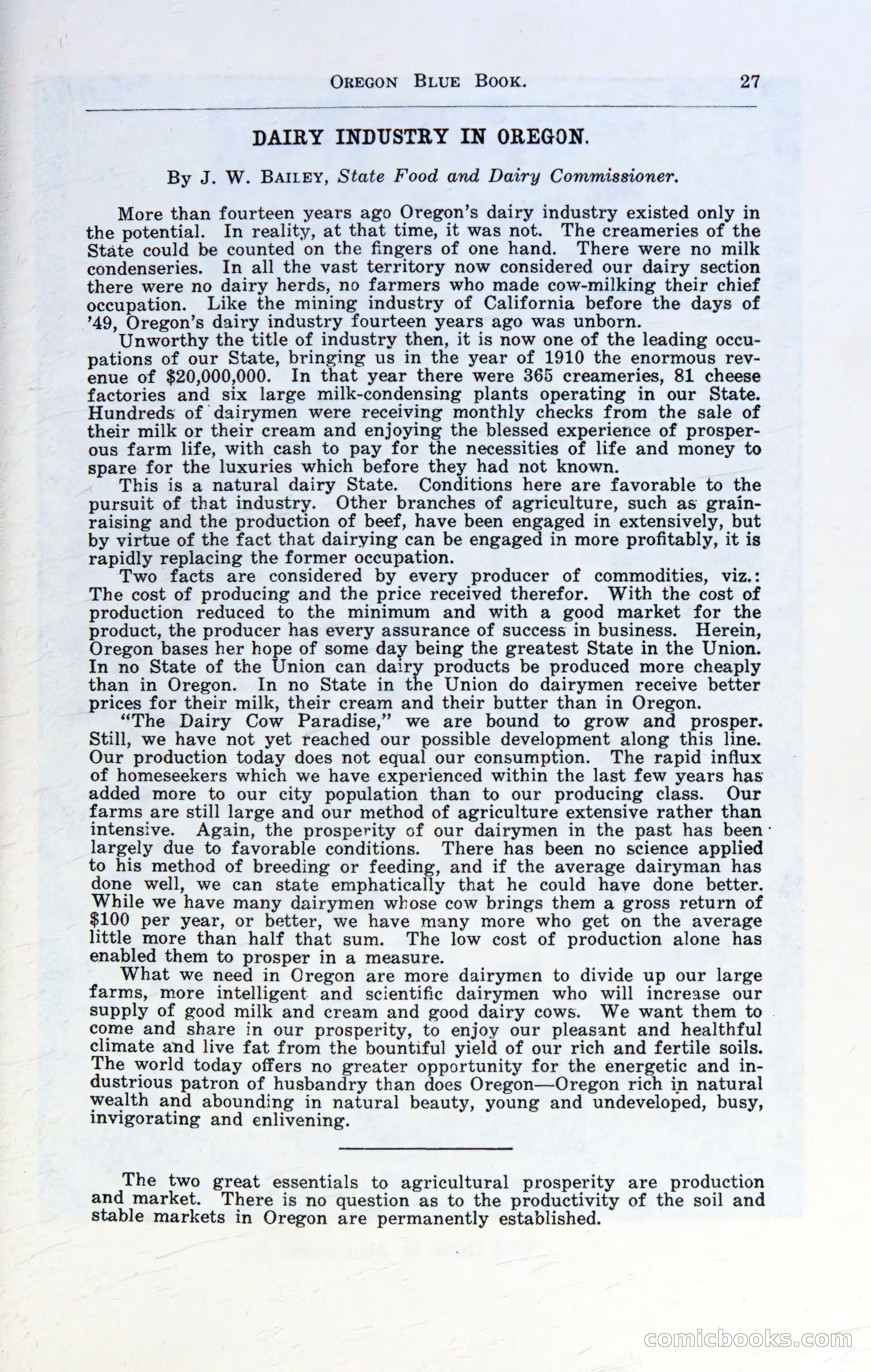 Oregon Blue Book, 1911 Commemorative Edition — page 30 of 141