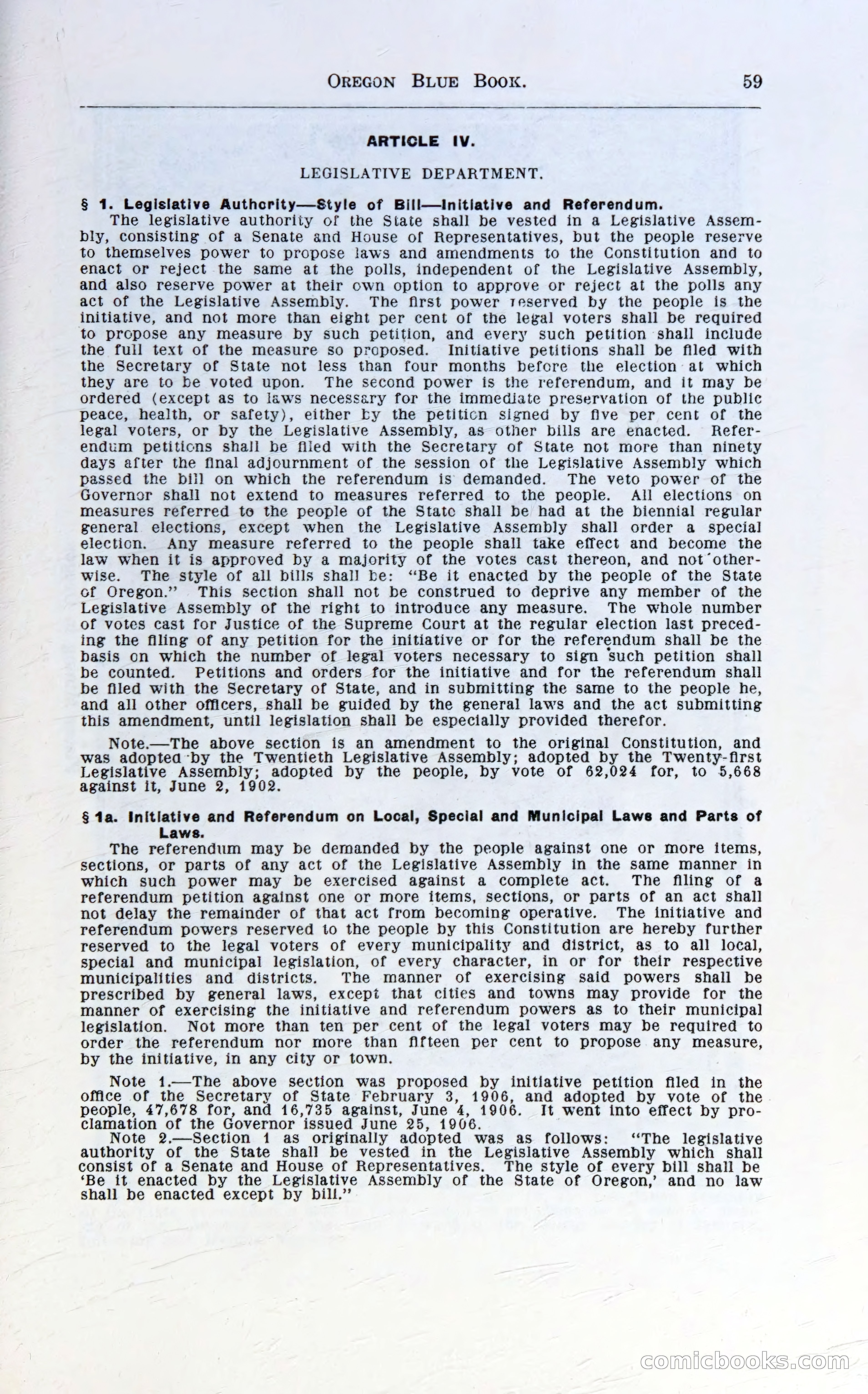 Oregon Blue Book, 1911 Commemorative Edition — page 62 of 141