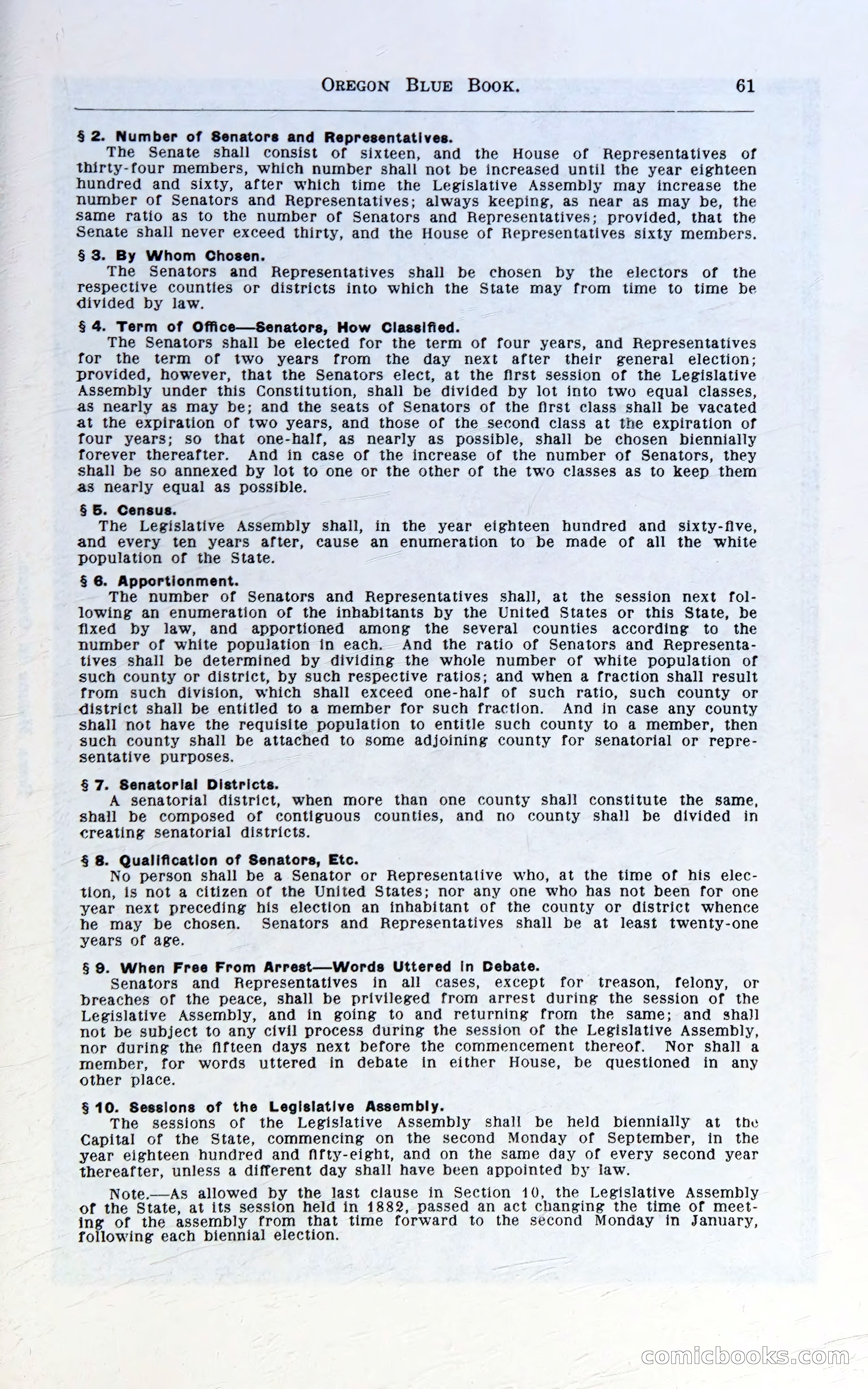 Oregon Blue Book, 1911 Commemorative Edition — page 64 of 141