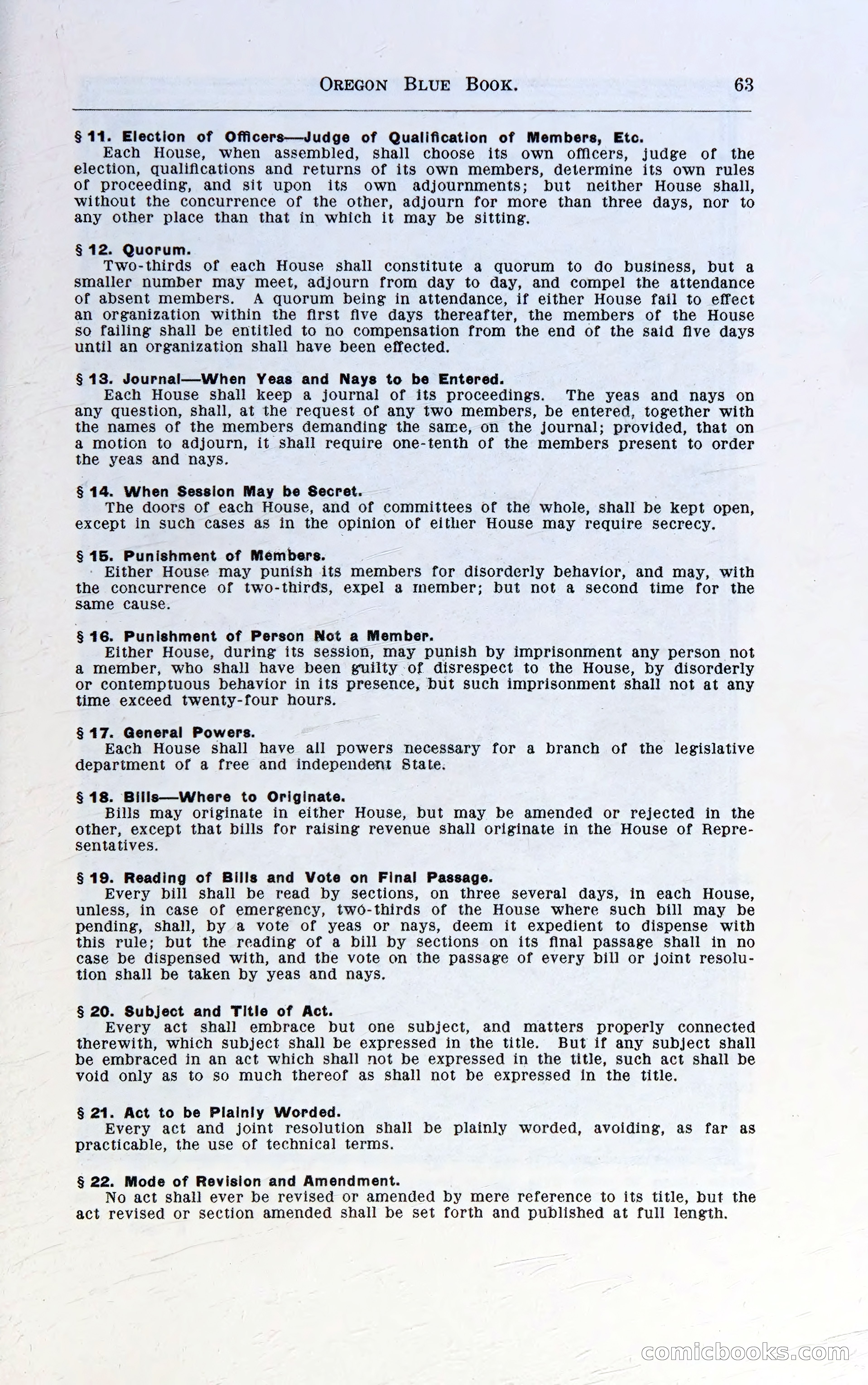 Oregon Blue Book, 1911 Commemorative Edition — page 66 of 141