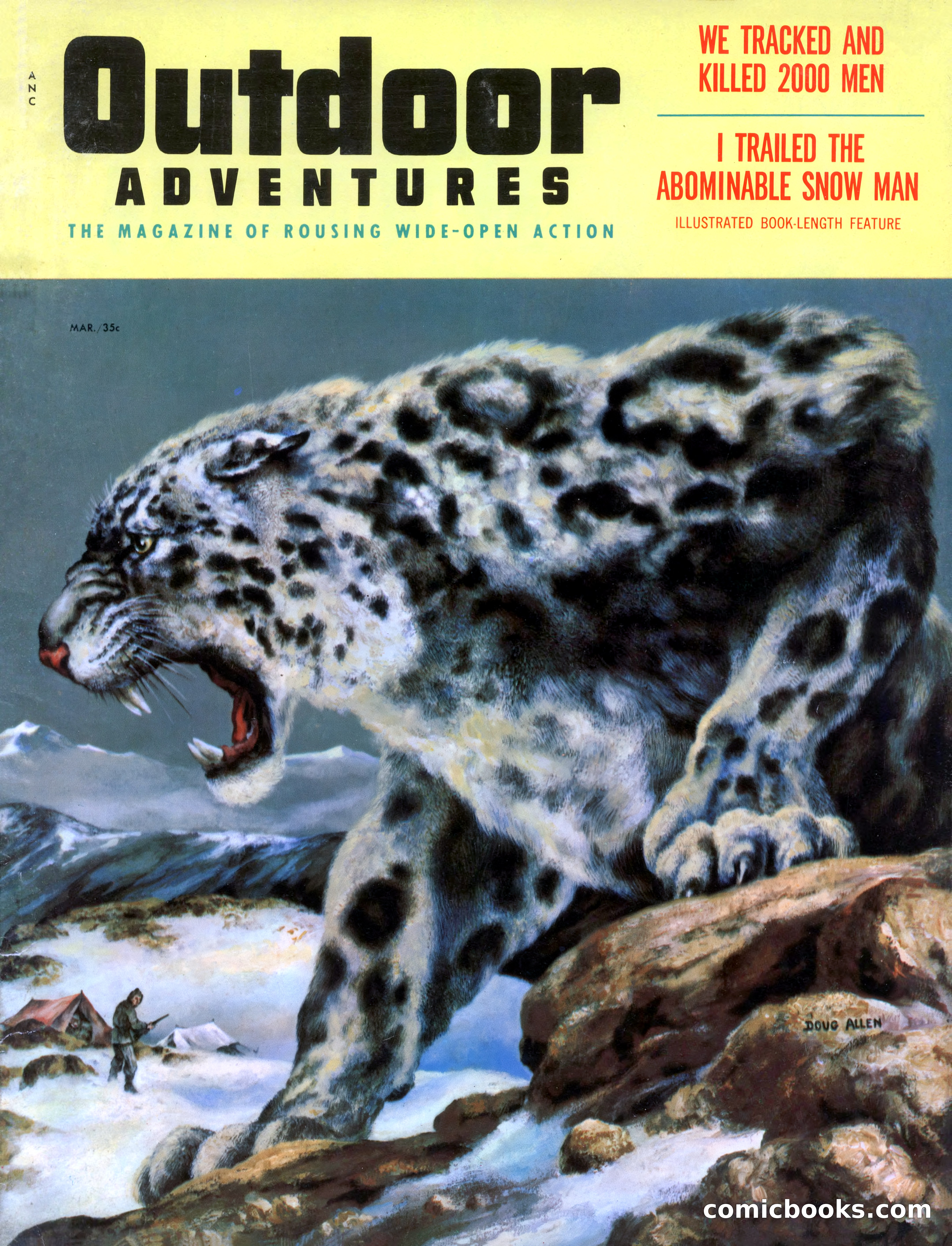 Outdoor Adventures, March 1956 — page 1 of 84