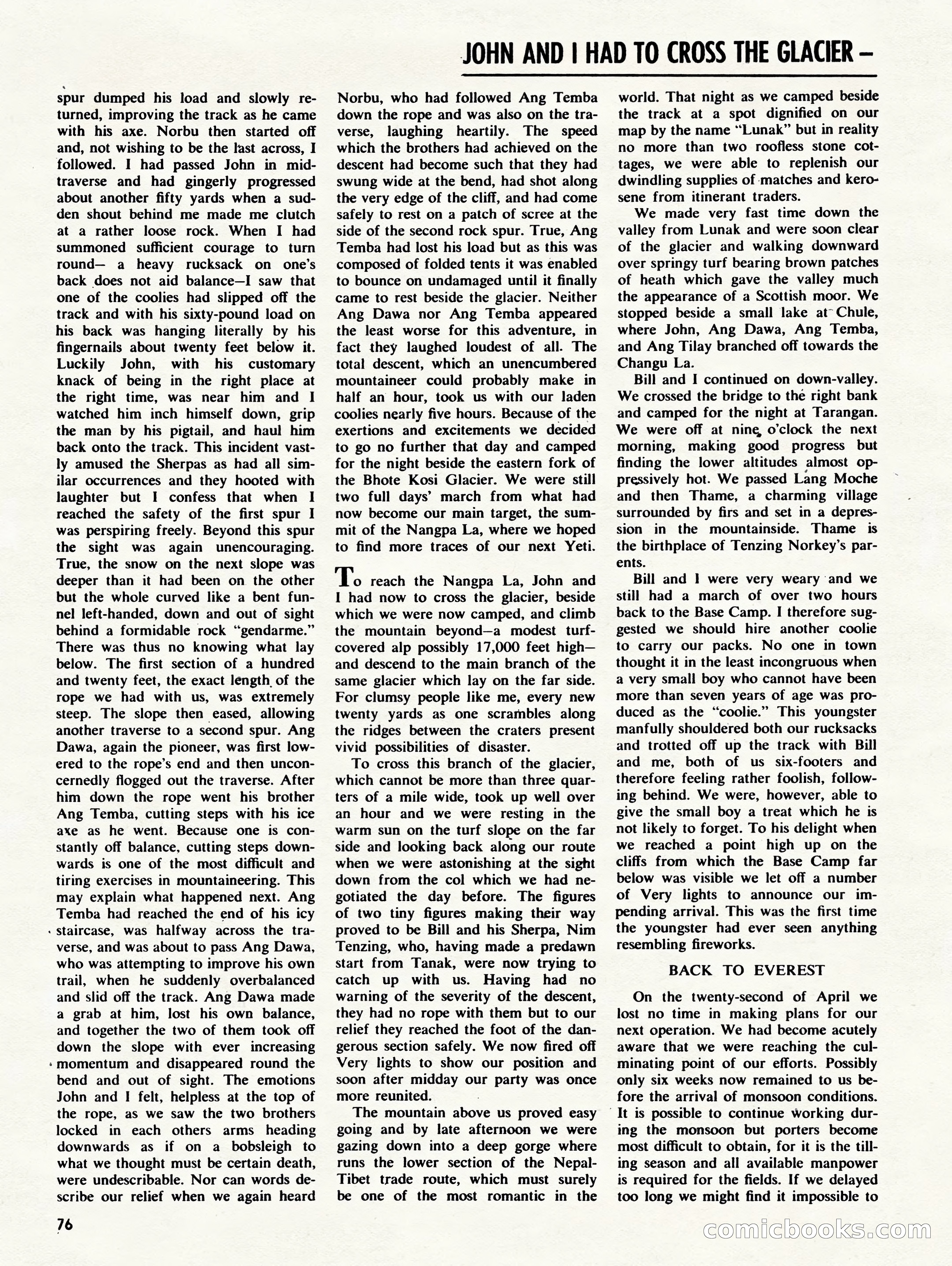 Outdoor Adventures, March 1956 — page 76 of 84