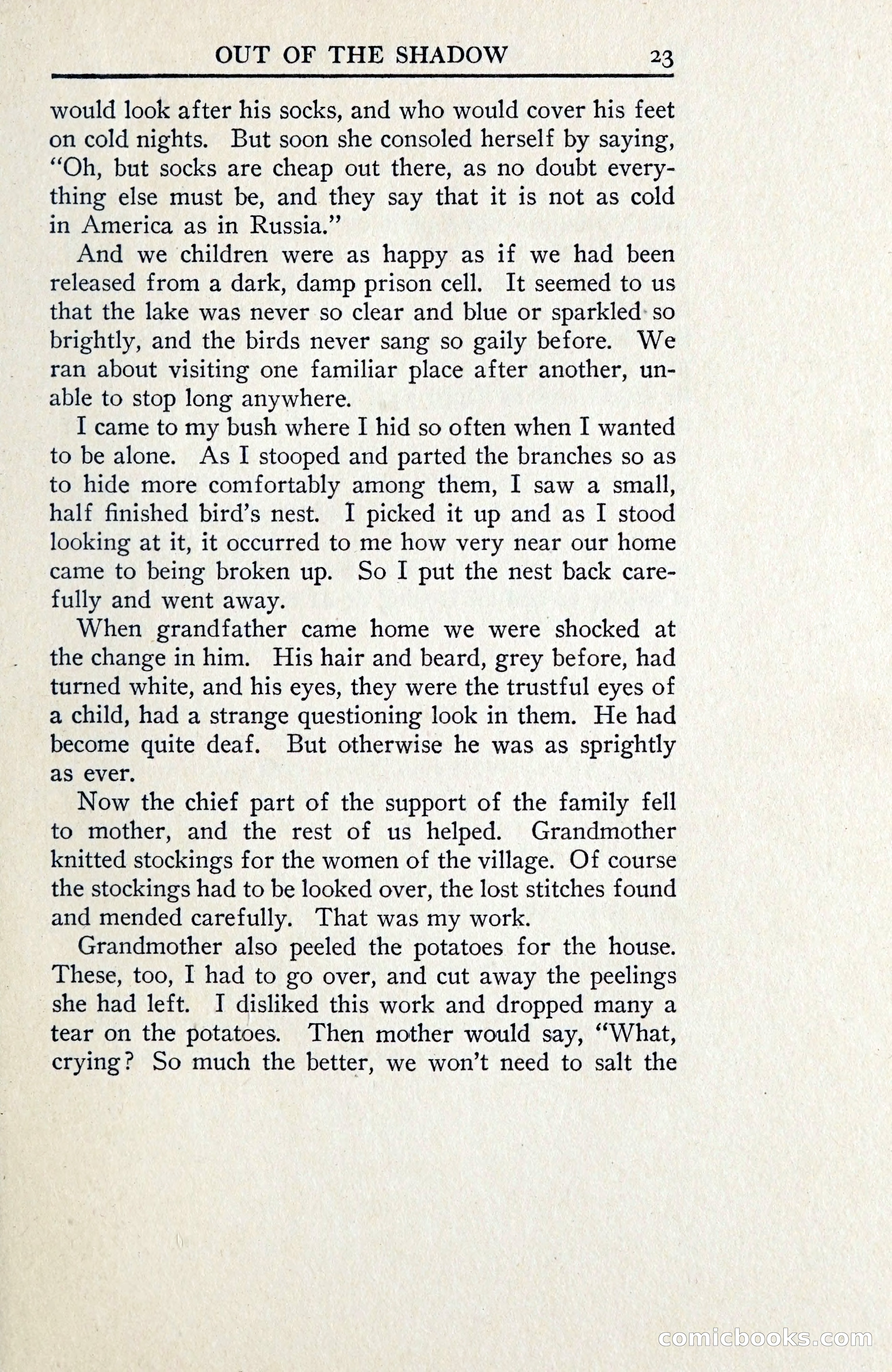 Out of the Shadow — page 36 of 353