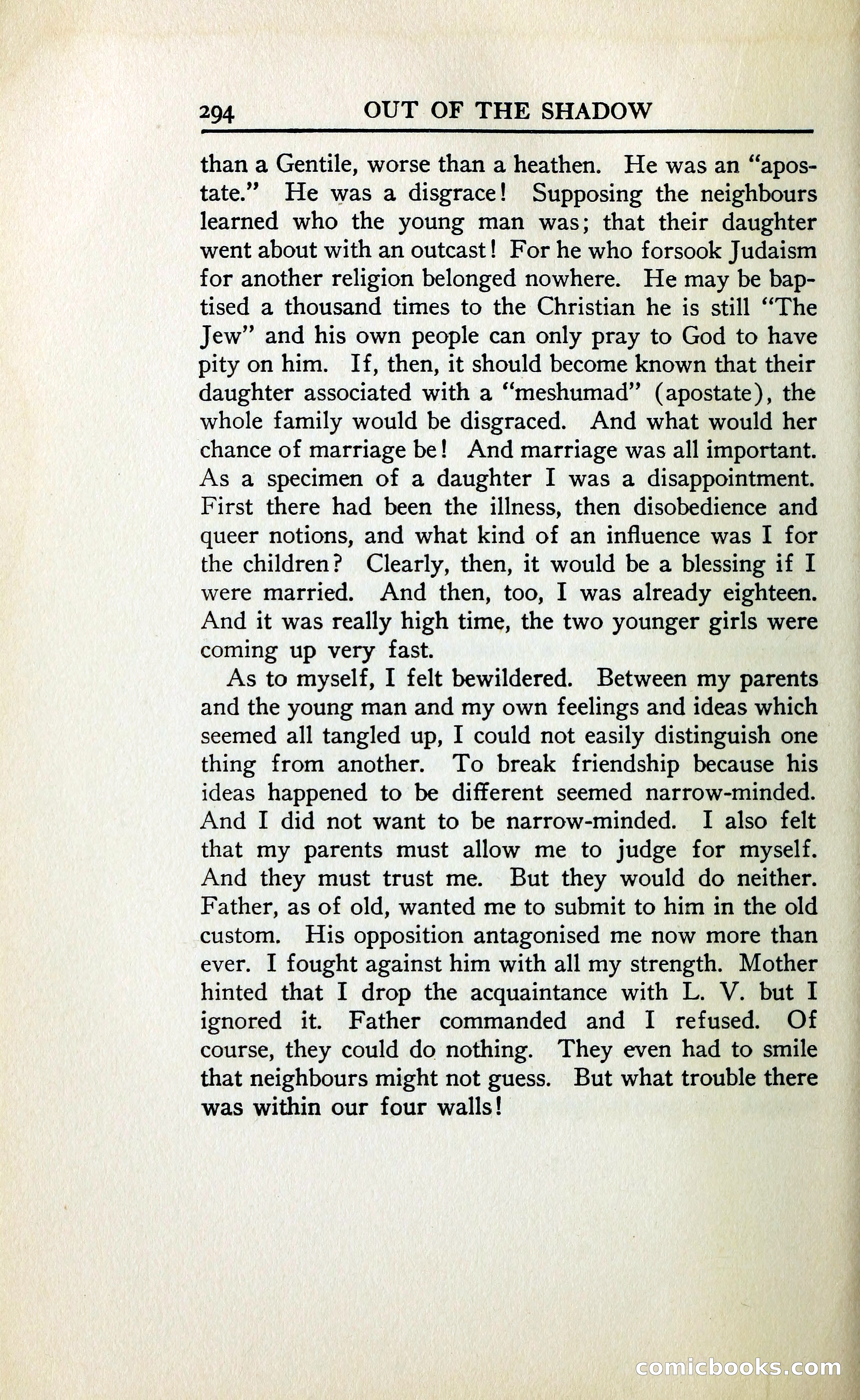 Out of the Shadow — page 325 of 353
