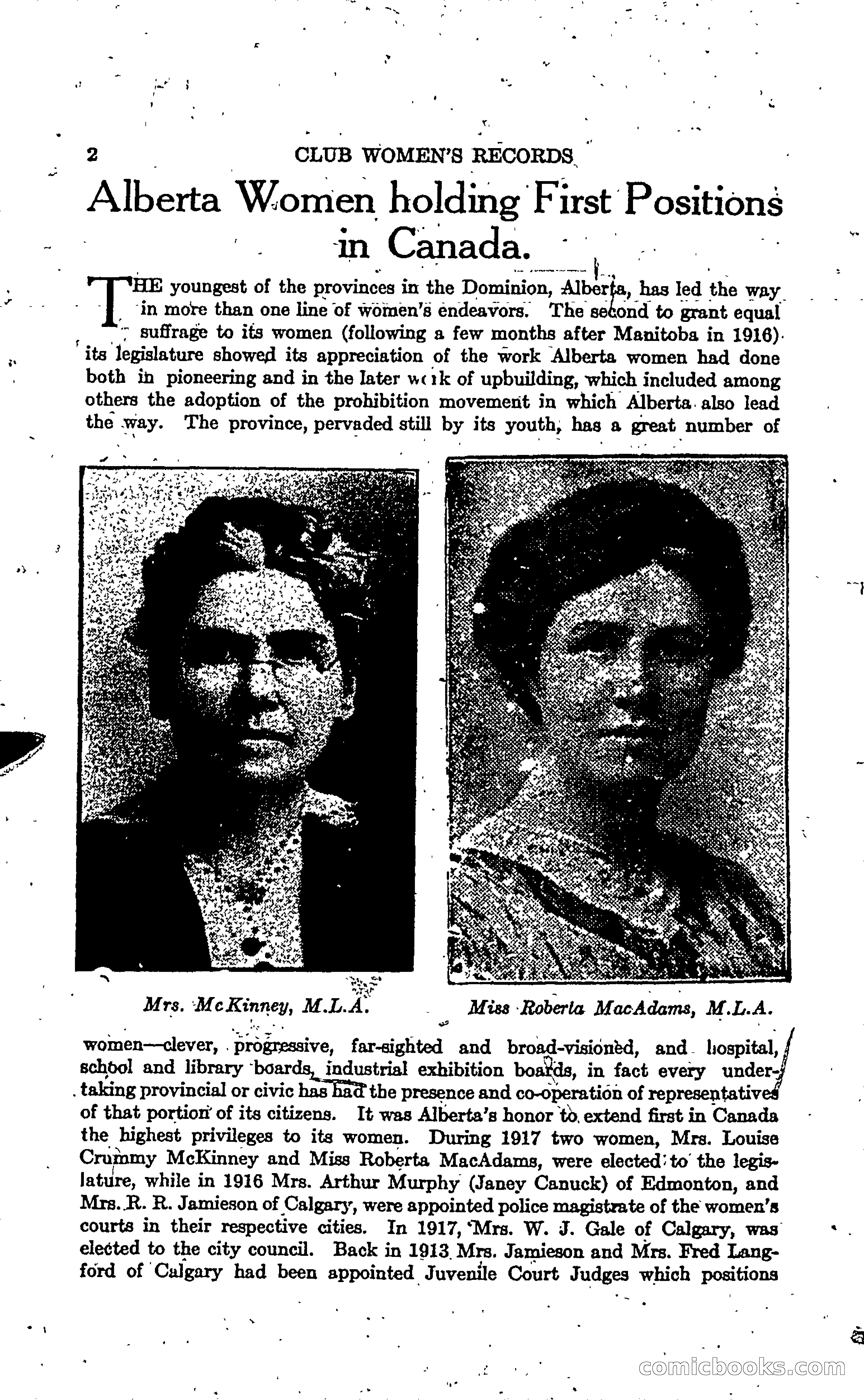 The Alberta Club Woman's Blue Book — page 4 of 132