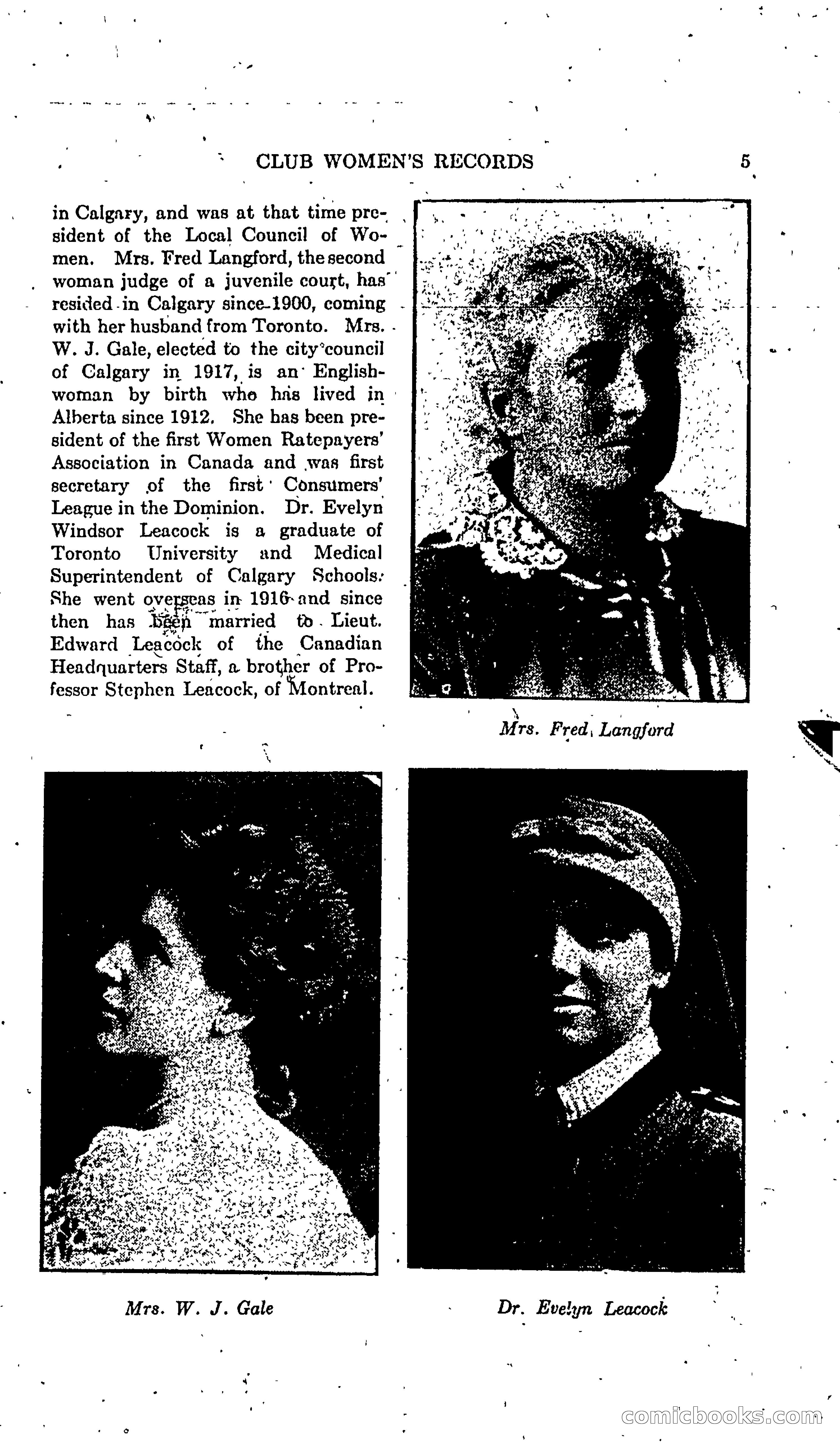 The Alberta Club Woman's Blue Book — page 7 of 132
