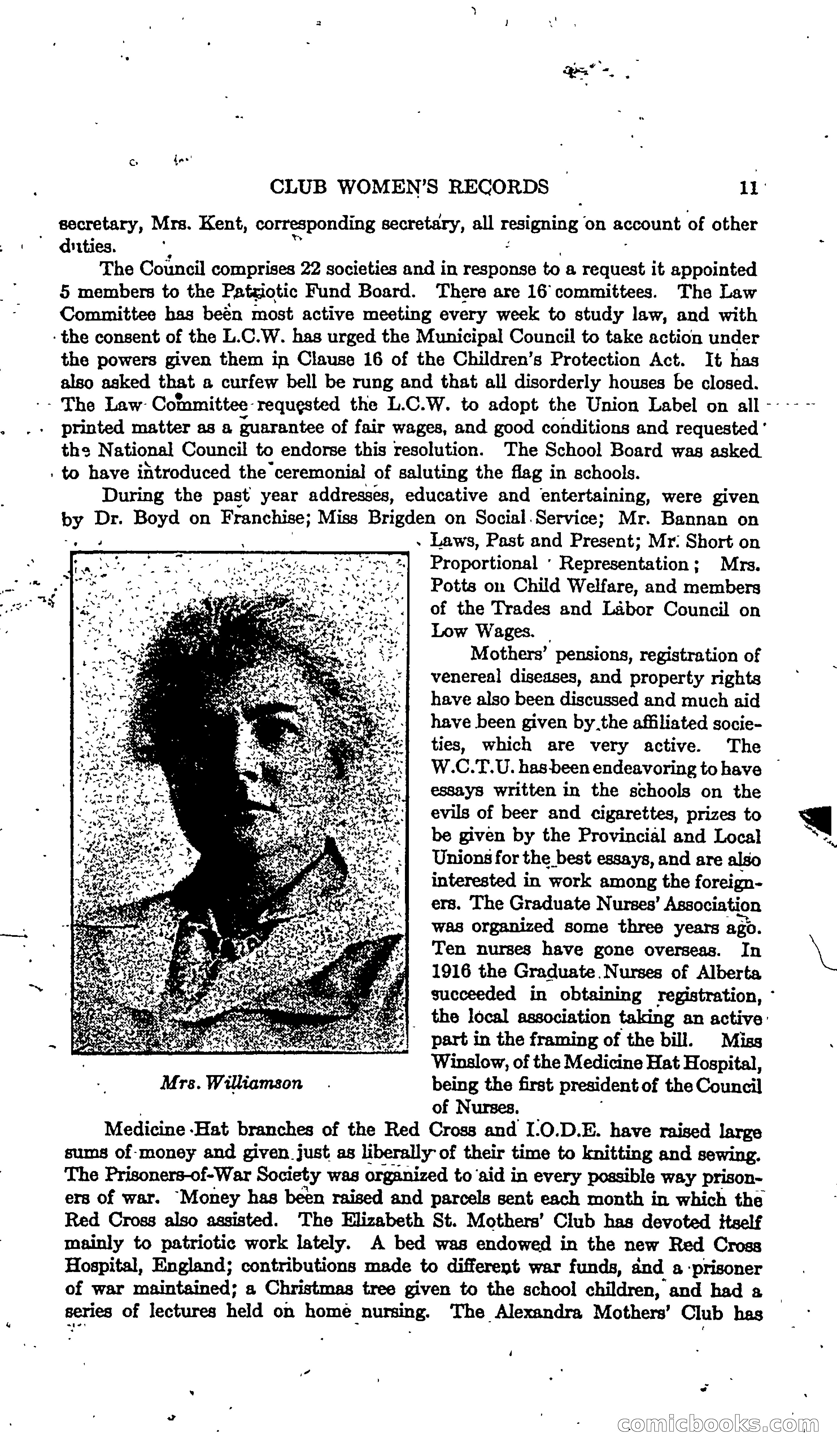 The Alberta Club Woman's Blue Book — page 13 of 132