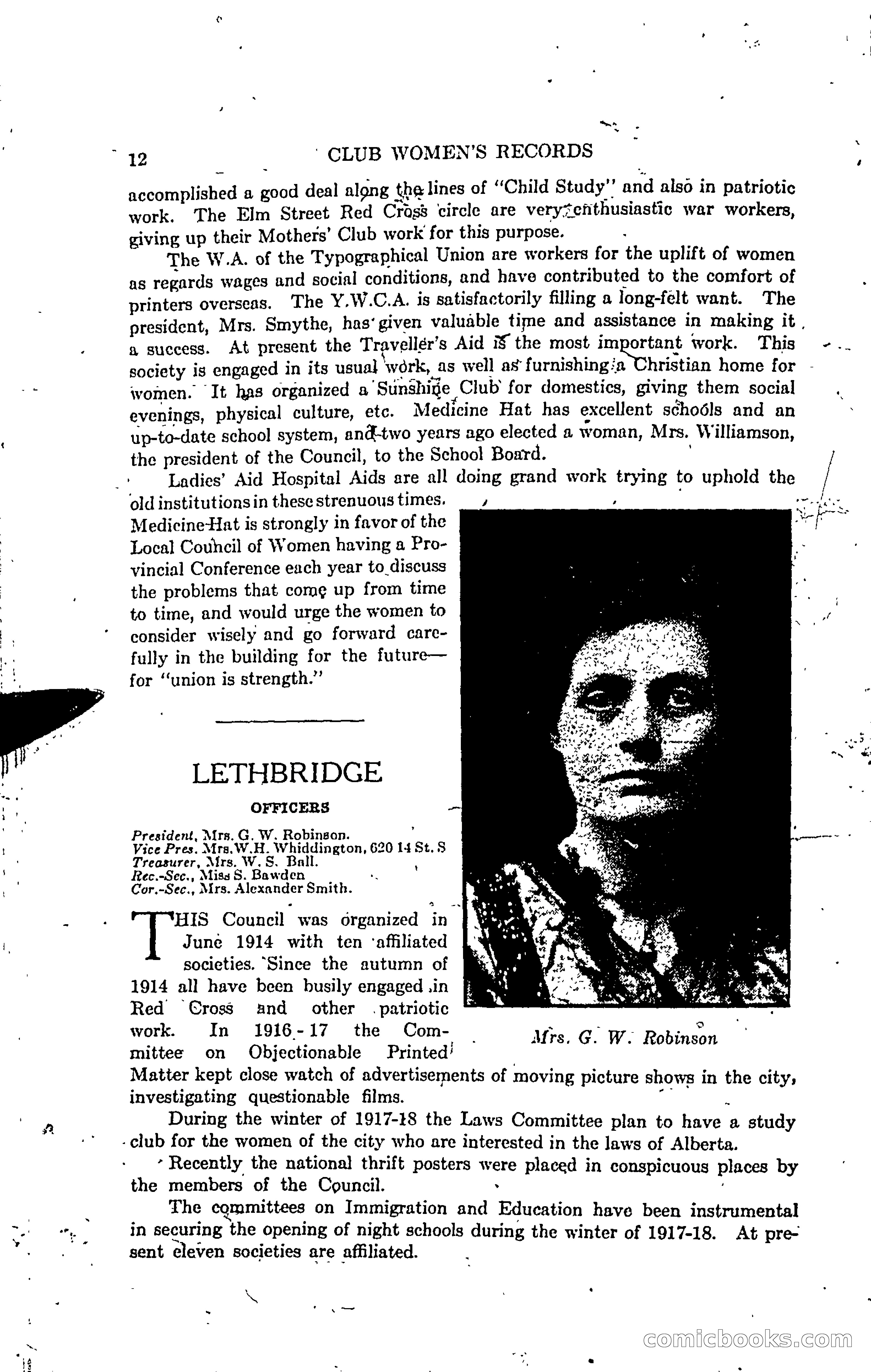 The Alberta Club Woman's Blue Book — page 14 of 132