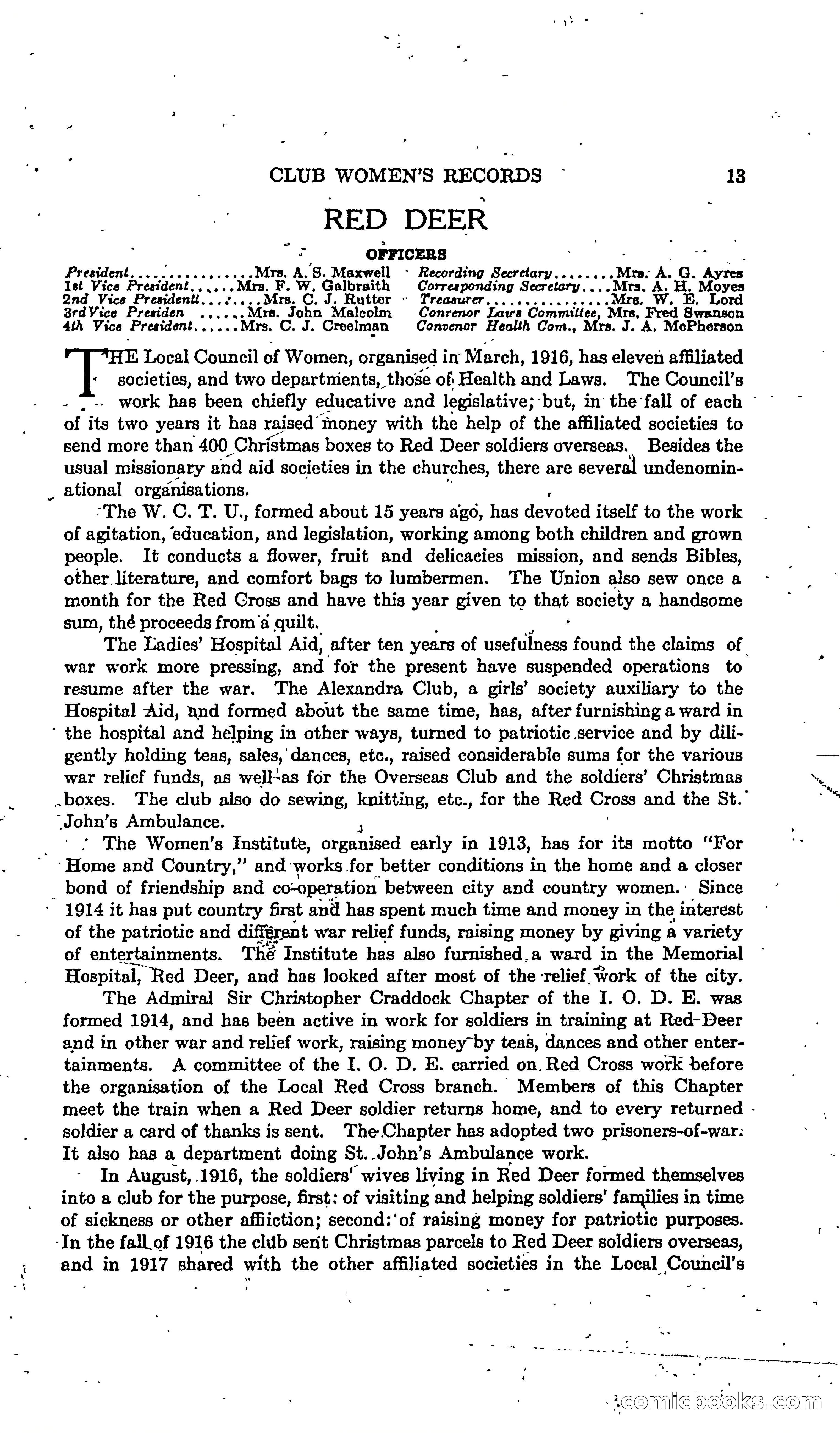 The Alberta Club Woman's Blue Book — page 15 of 132