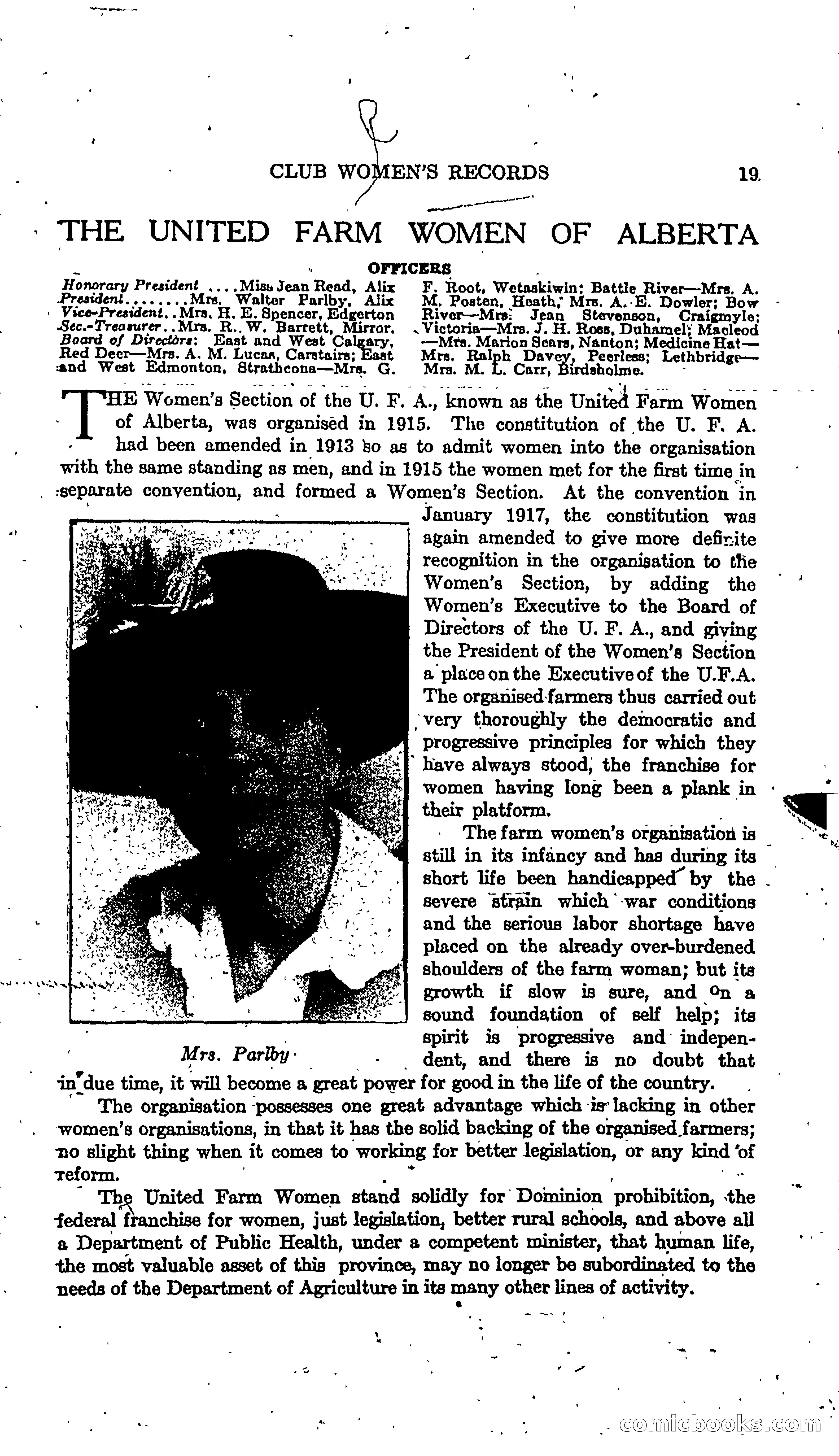 The Alberta Club Woman's Blue Book — page 21 of 132