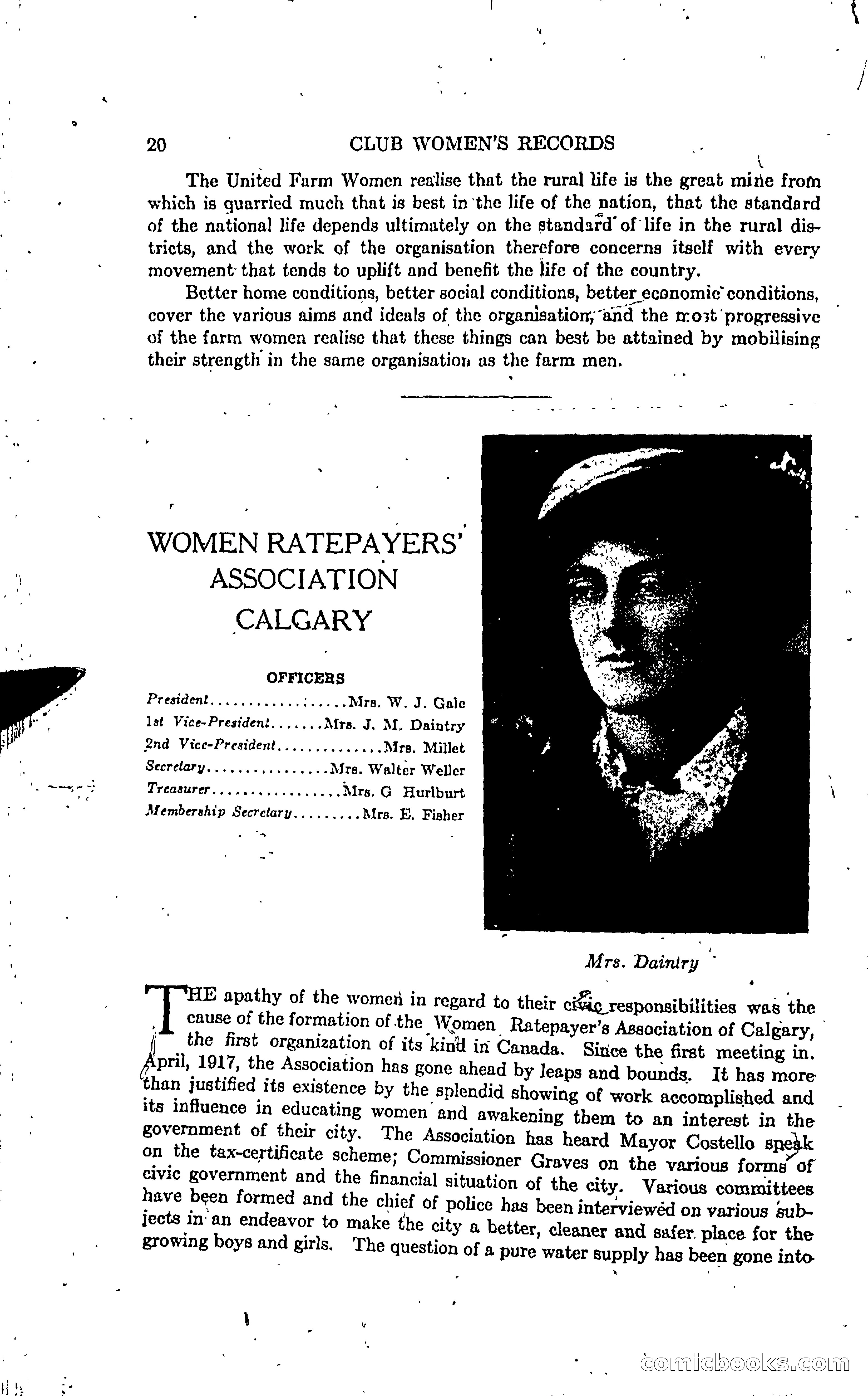 The Alberta Club Woman's Blue Book — page 22 of 132
