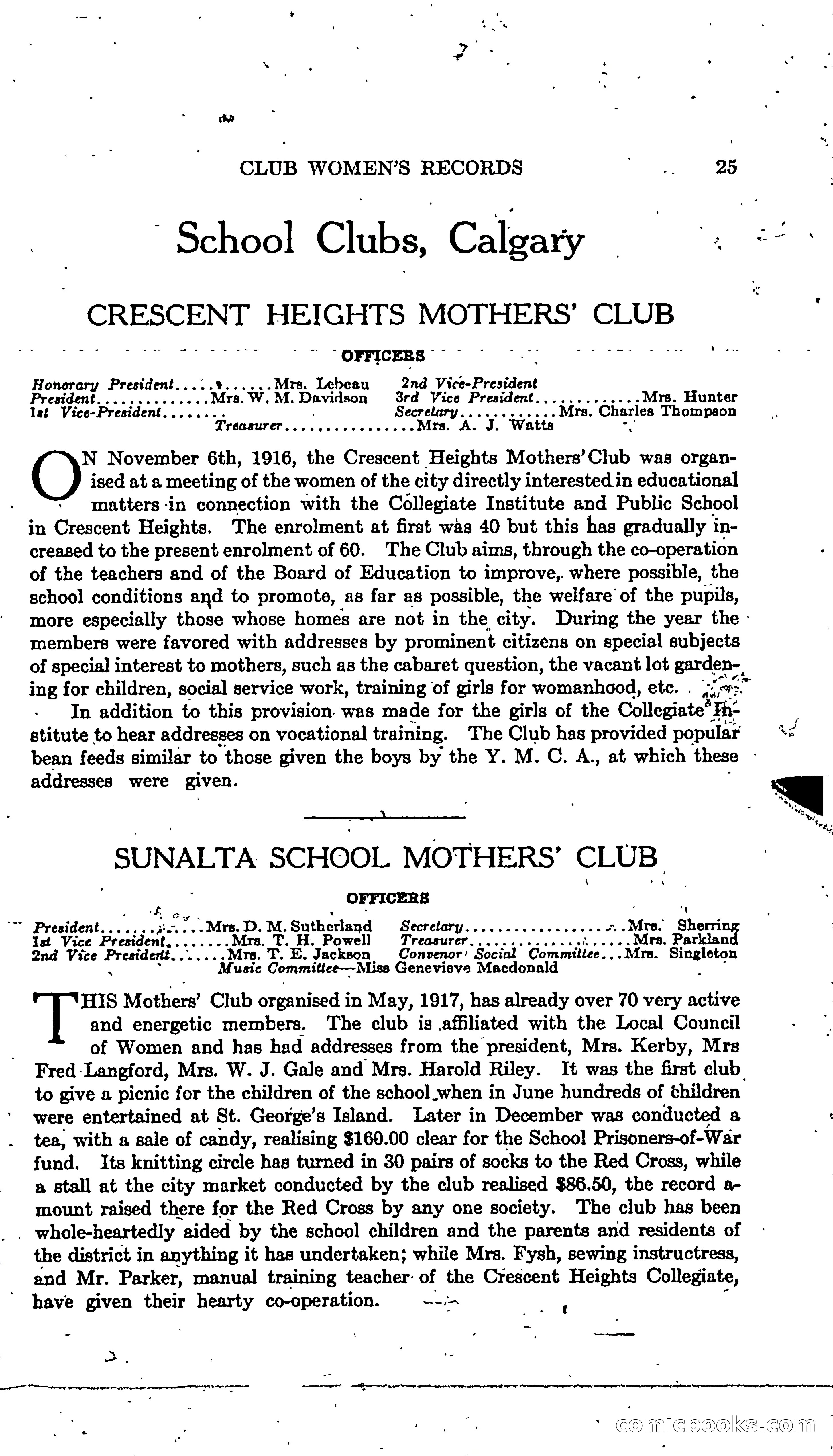 The Alberta Club Woman's Blue Book — page 27 of 132