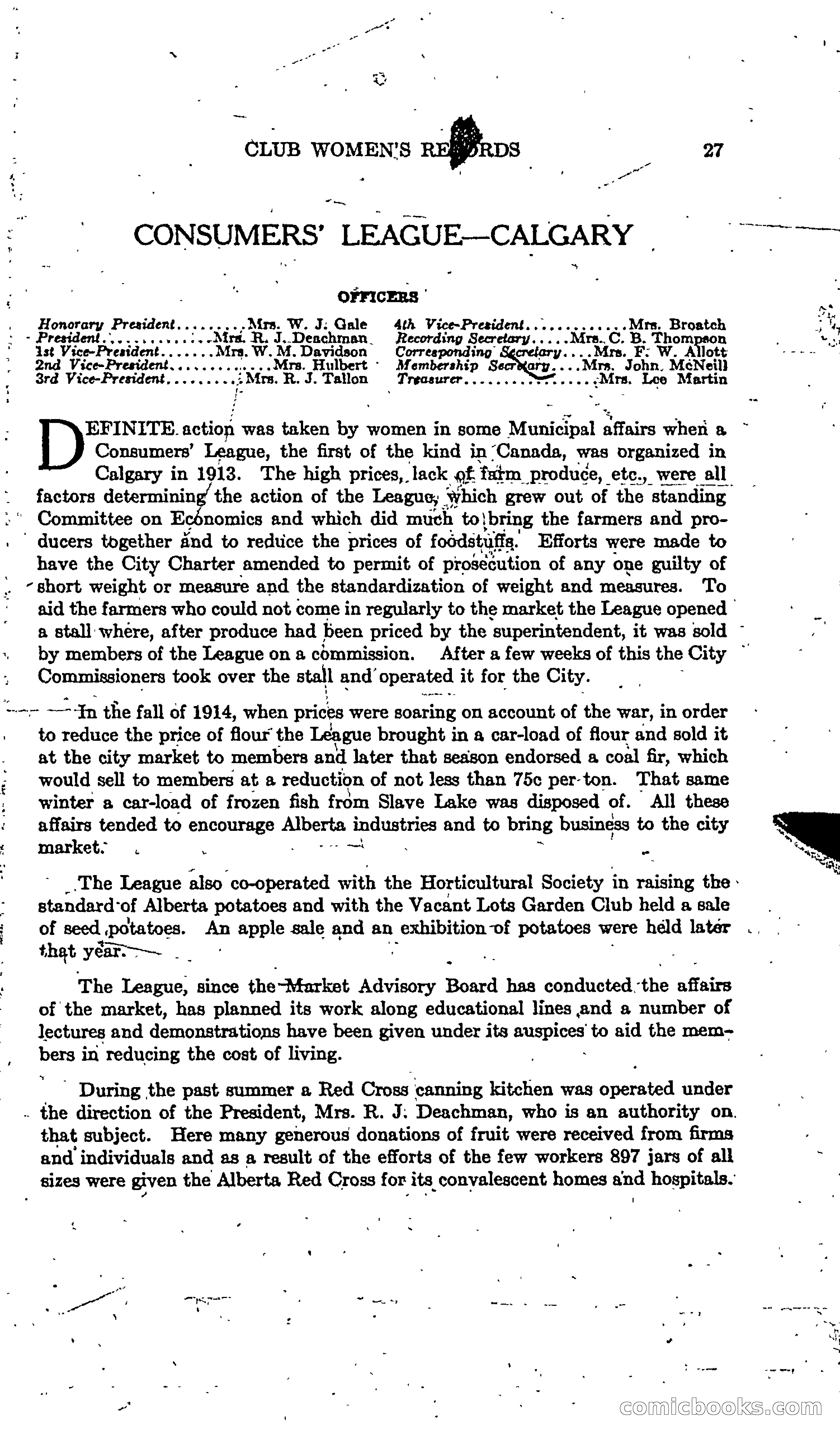 The Alberta Club Woman's Blue Book — page 29 of 132