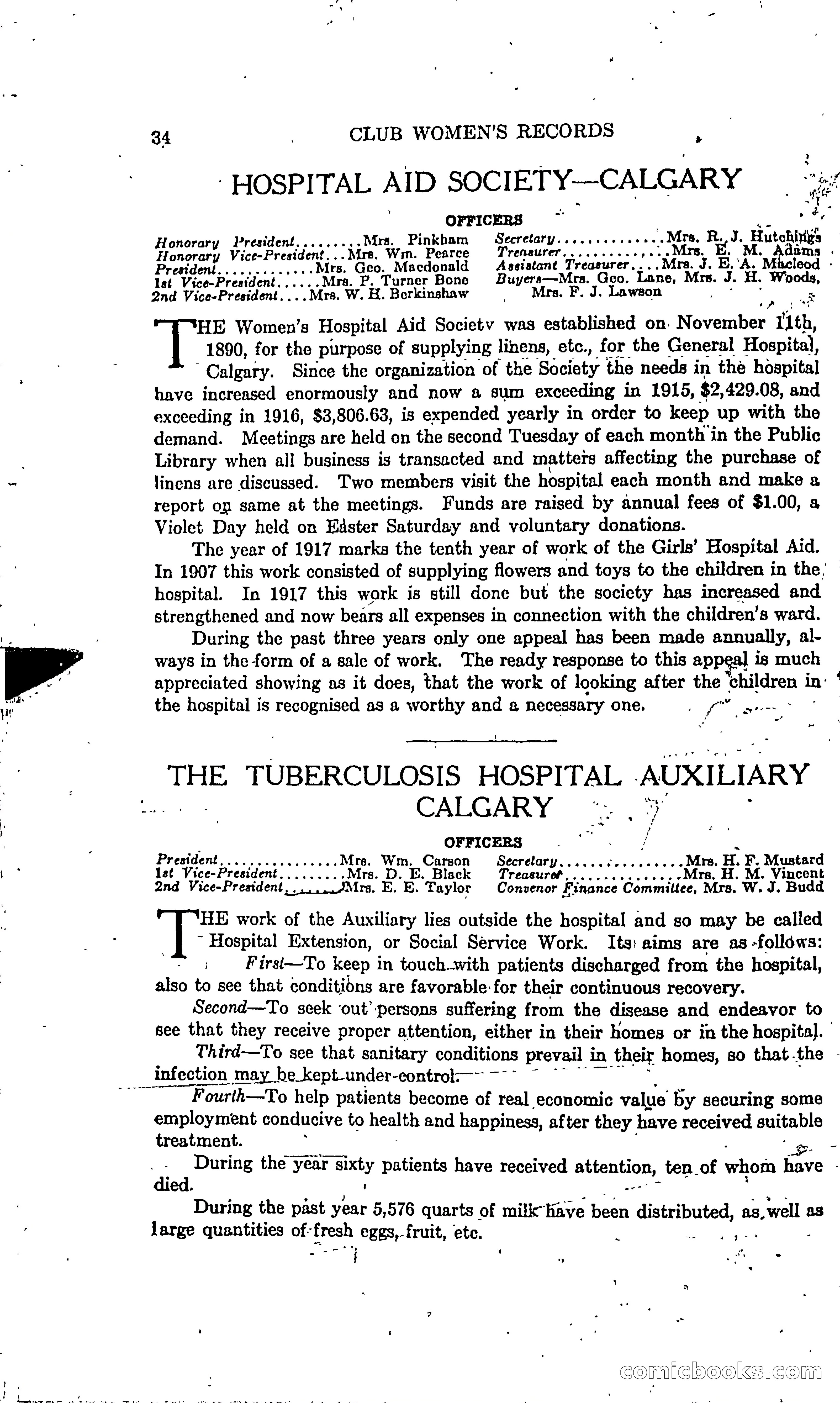 The Alberta Club Woman's Blue Book — page 36 of 132