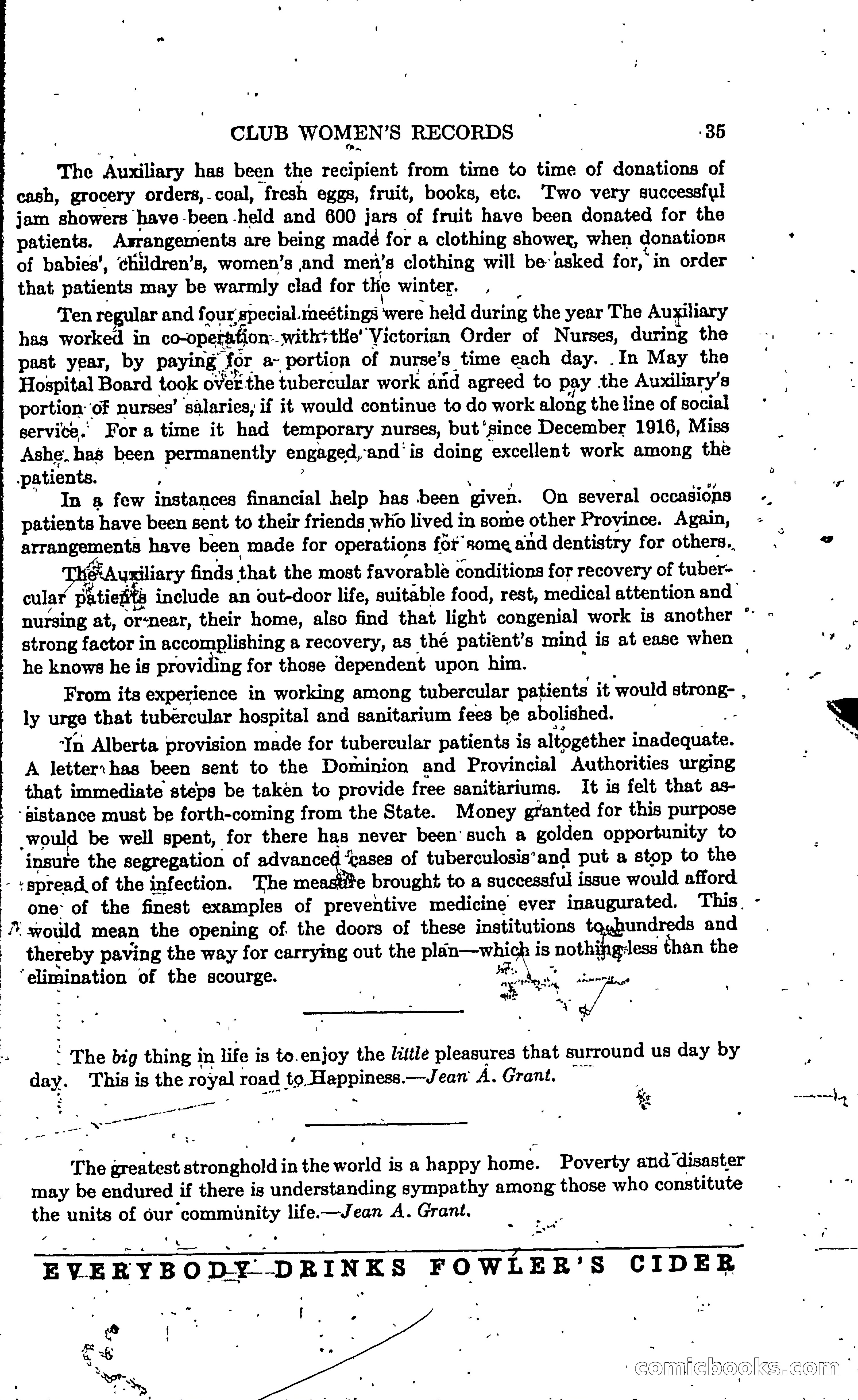 The Alberta Club Woman's Blue Book — page 37 of 132